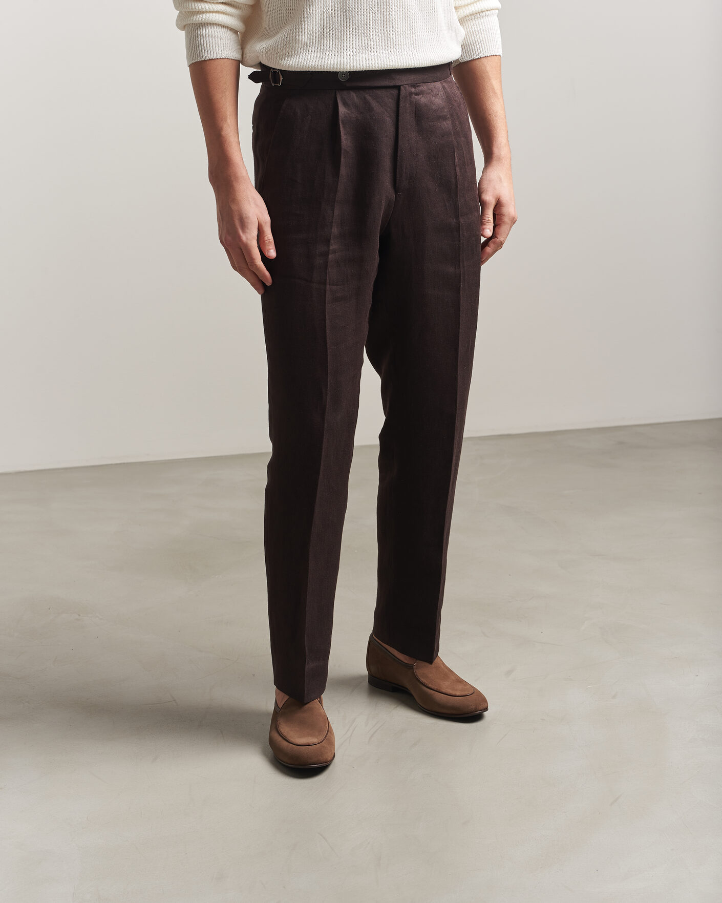 Herren | Loafer | Loake 1880 | Belgrave Suede Belgian Loafer Flint