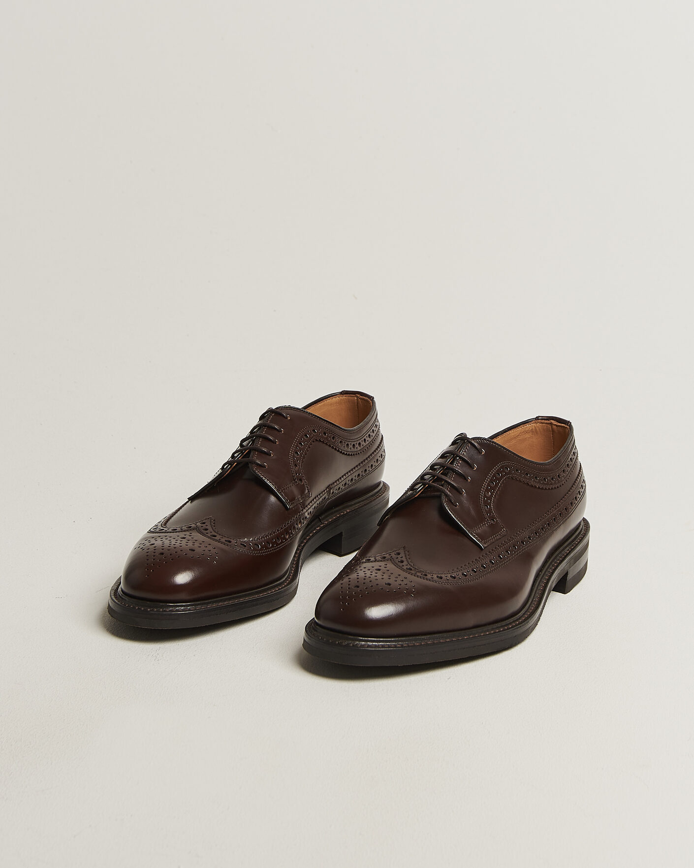 Herren | Derby | Loake Shoemakers | Sovereign Longwing Leather Derby Dark Brown