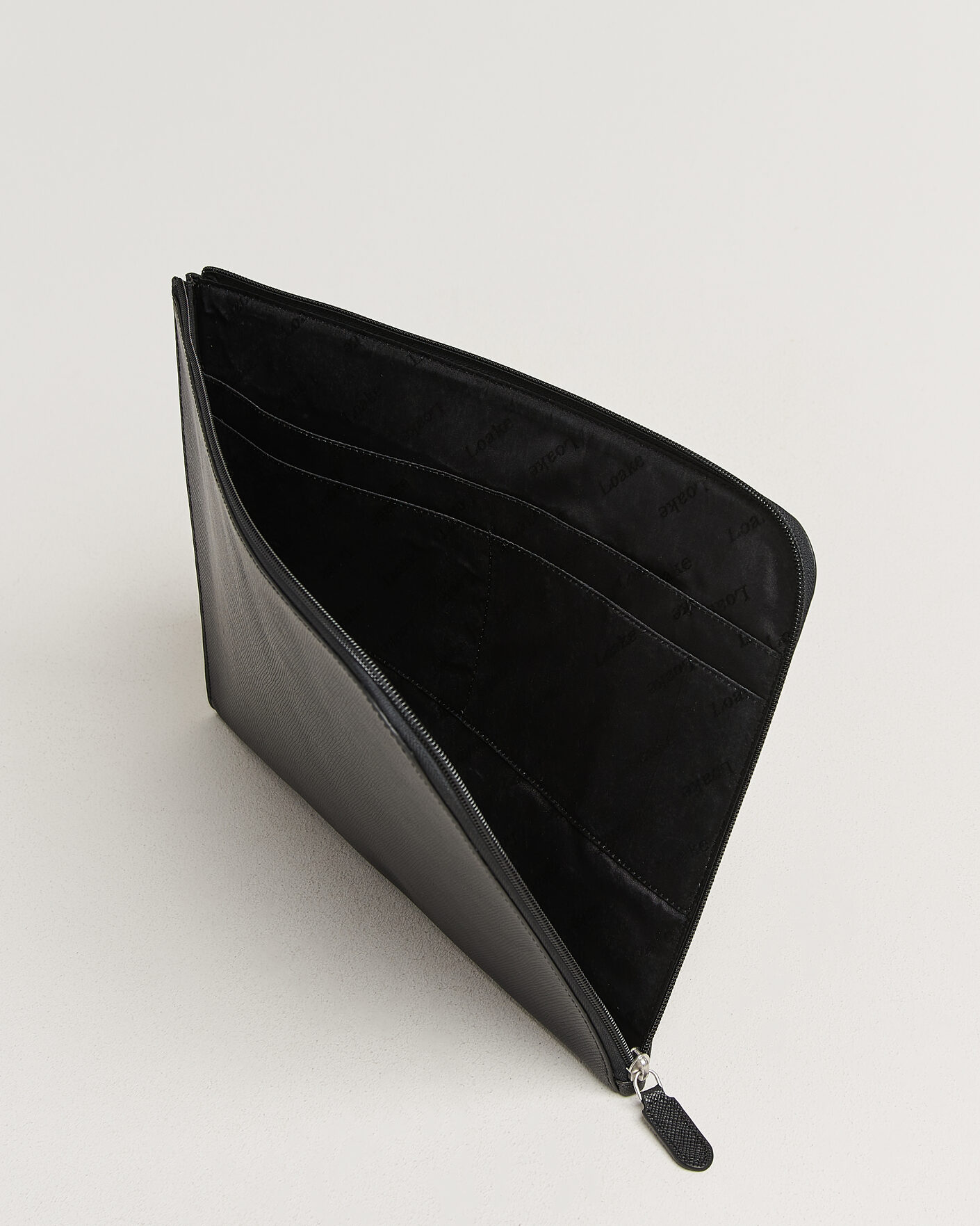Herren | Taschen | Loake Shoemakers | Gresham Grain Leather Laptop Cover Black
