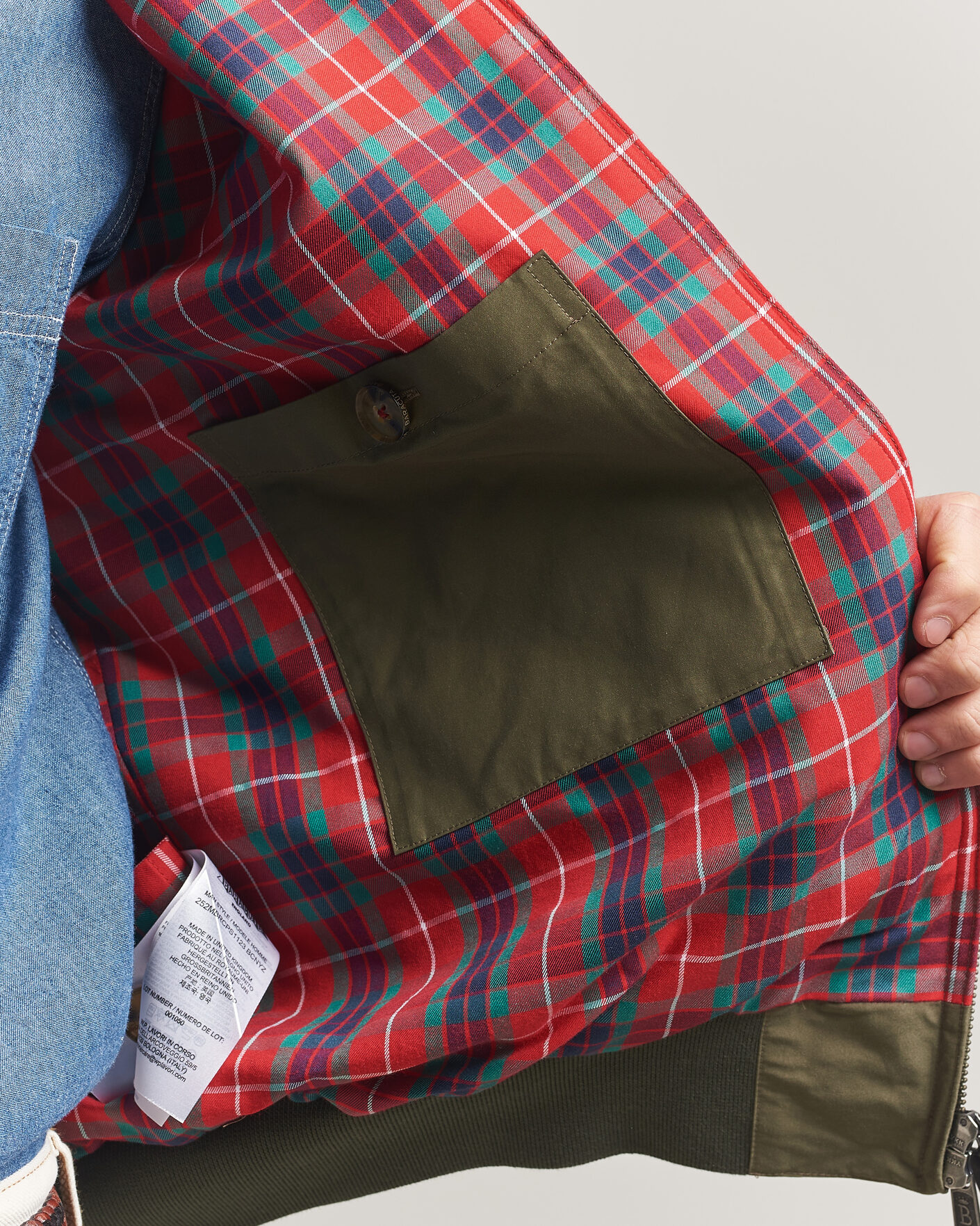 Herren | Jacken | Baracuta | G9 Original Harrington Jacket Army