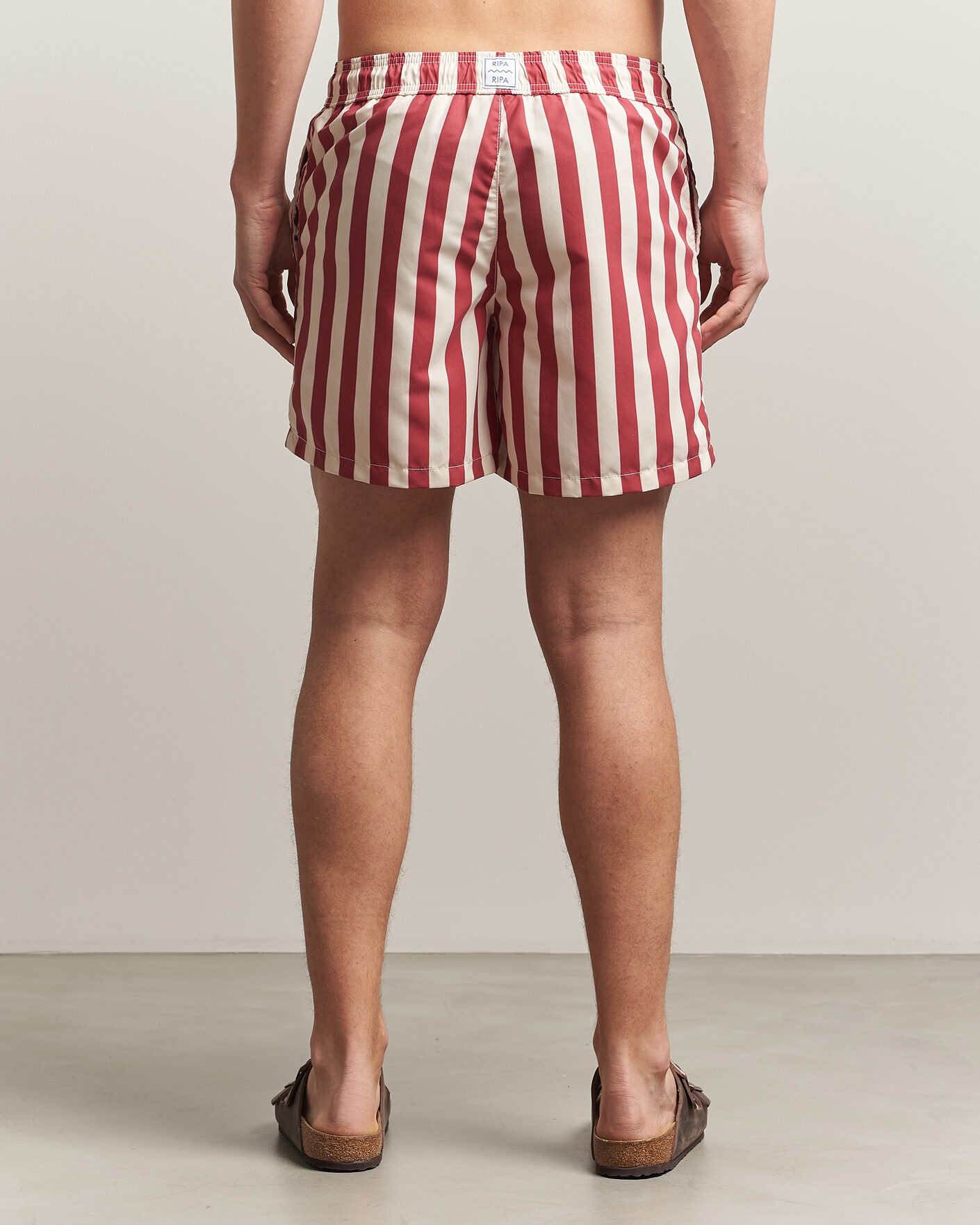 Herren | Ripa Ripa Paraggi Striped Swimshorts Red | Ripa Ripa | Paraggi Striped Swimshorts Red
