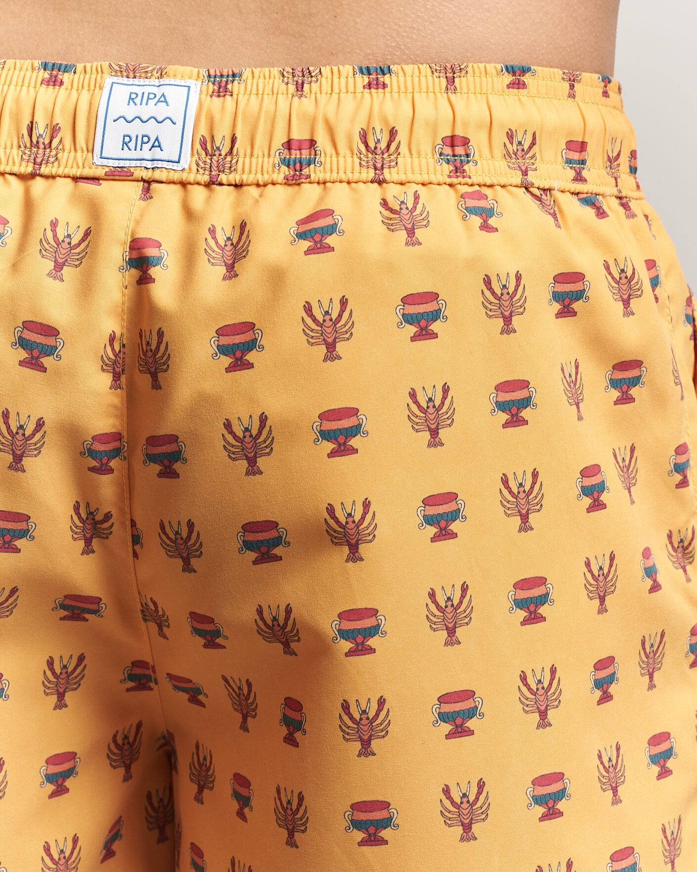 Herren | Badehosen | Ripa Ripa | Printed Swimshorts Yellow