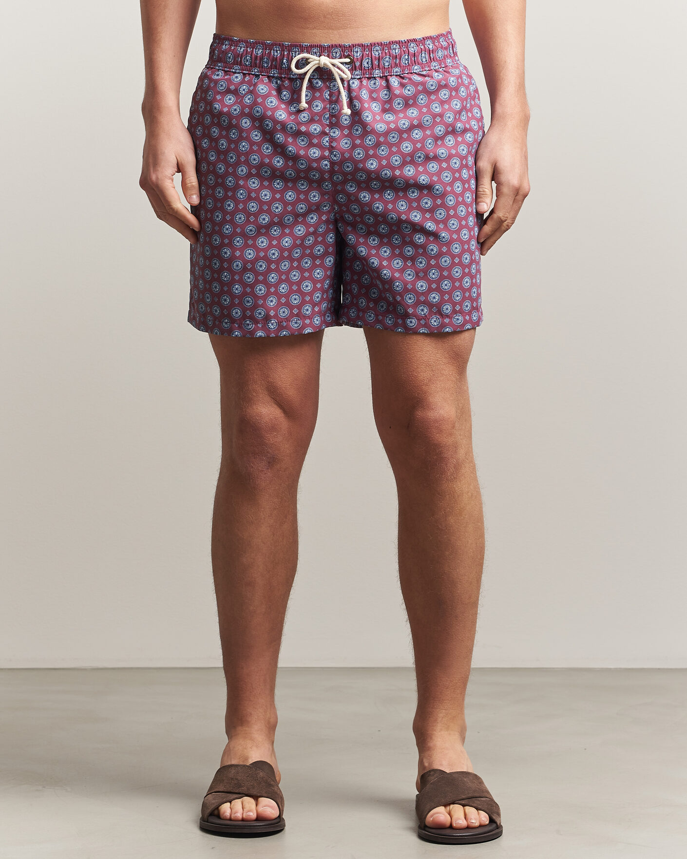 Herren | Badehosen | Ripa Ripa | Printed Swimshorts Bordeaux