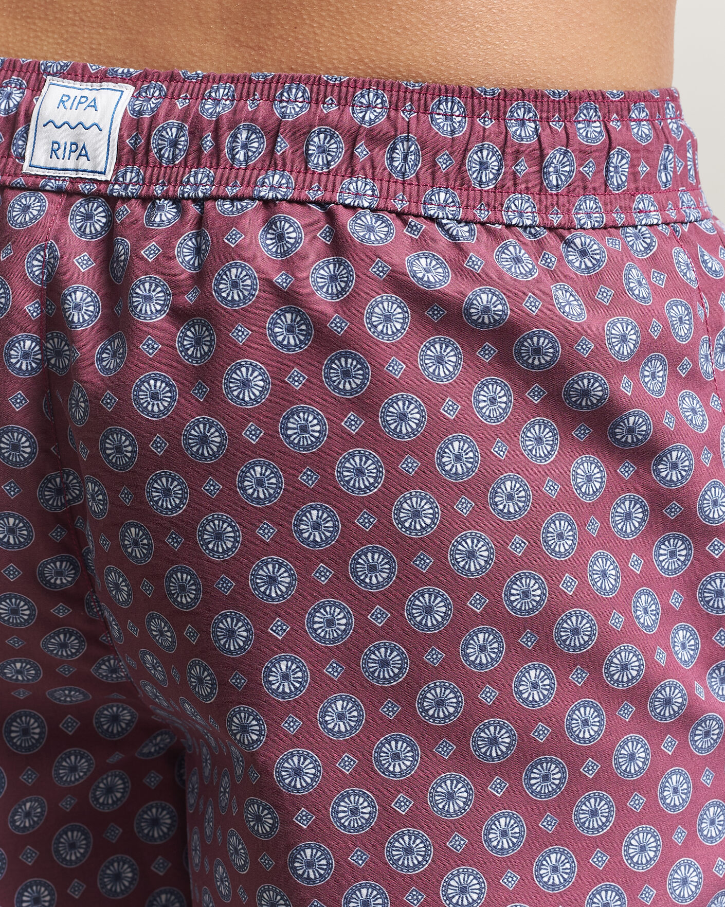 Herren | Badehosen | Ripa Ripa | Printed Swimshorts Bordeaux