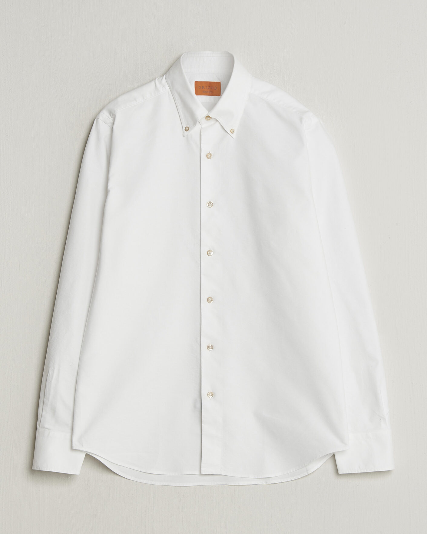 Herren | Hemden | Grigio | Oxford Button Down Shirt White