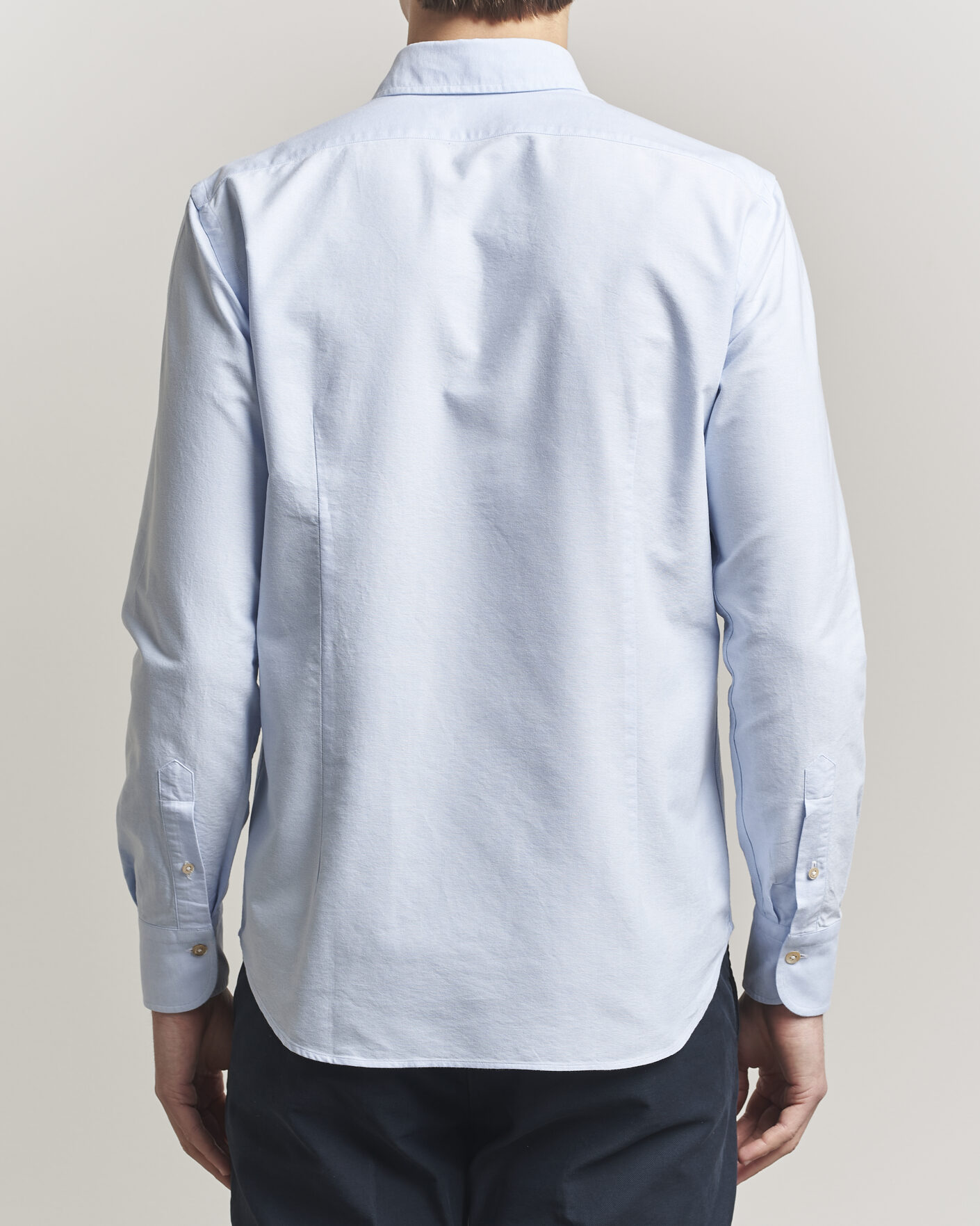 Herren | Hemden | Grigio | Oxford Button Down Shirt Light Blue