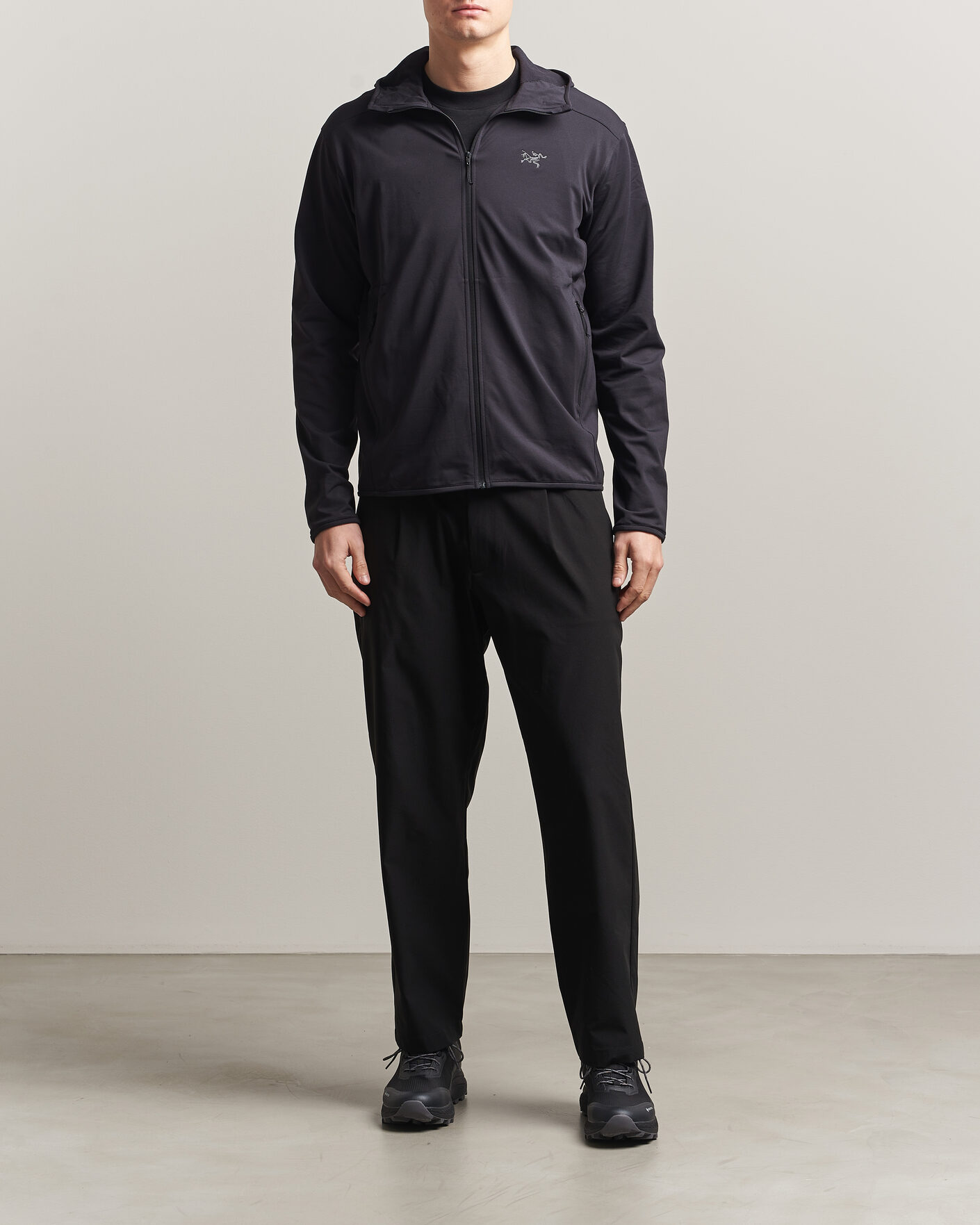 Herren | Pullover | Arc'teryx | Kyanite Lightweight Full Zip Hoodie Black