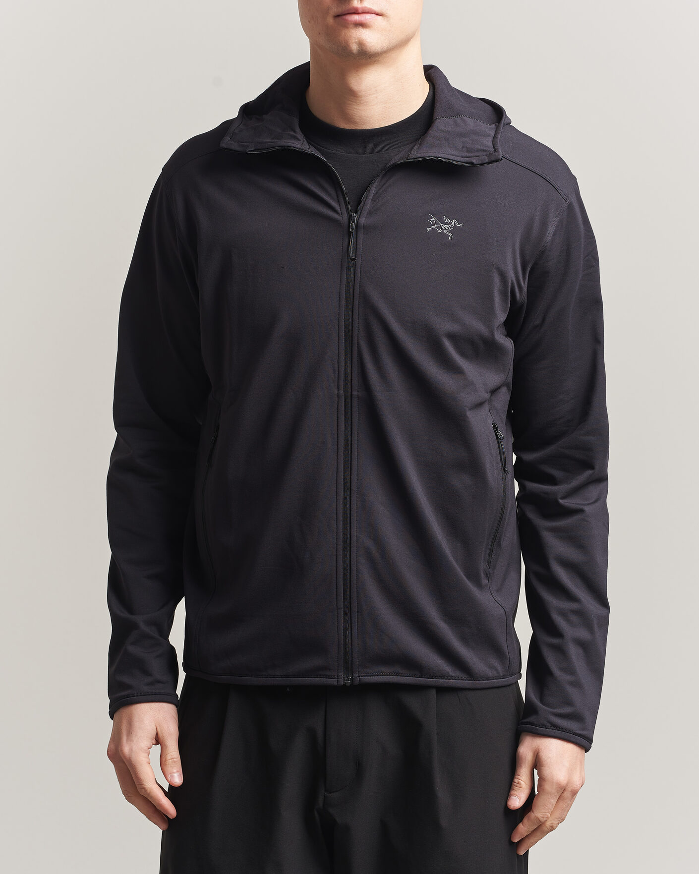 Herren | Pullover | Arc'teryx | Kyanite Lightweight Full Zip Hoodie Black
