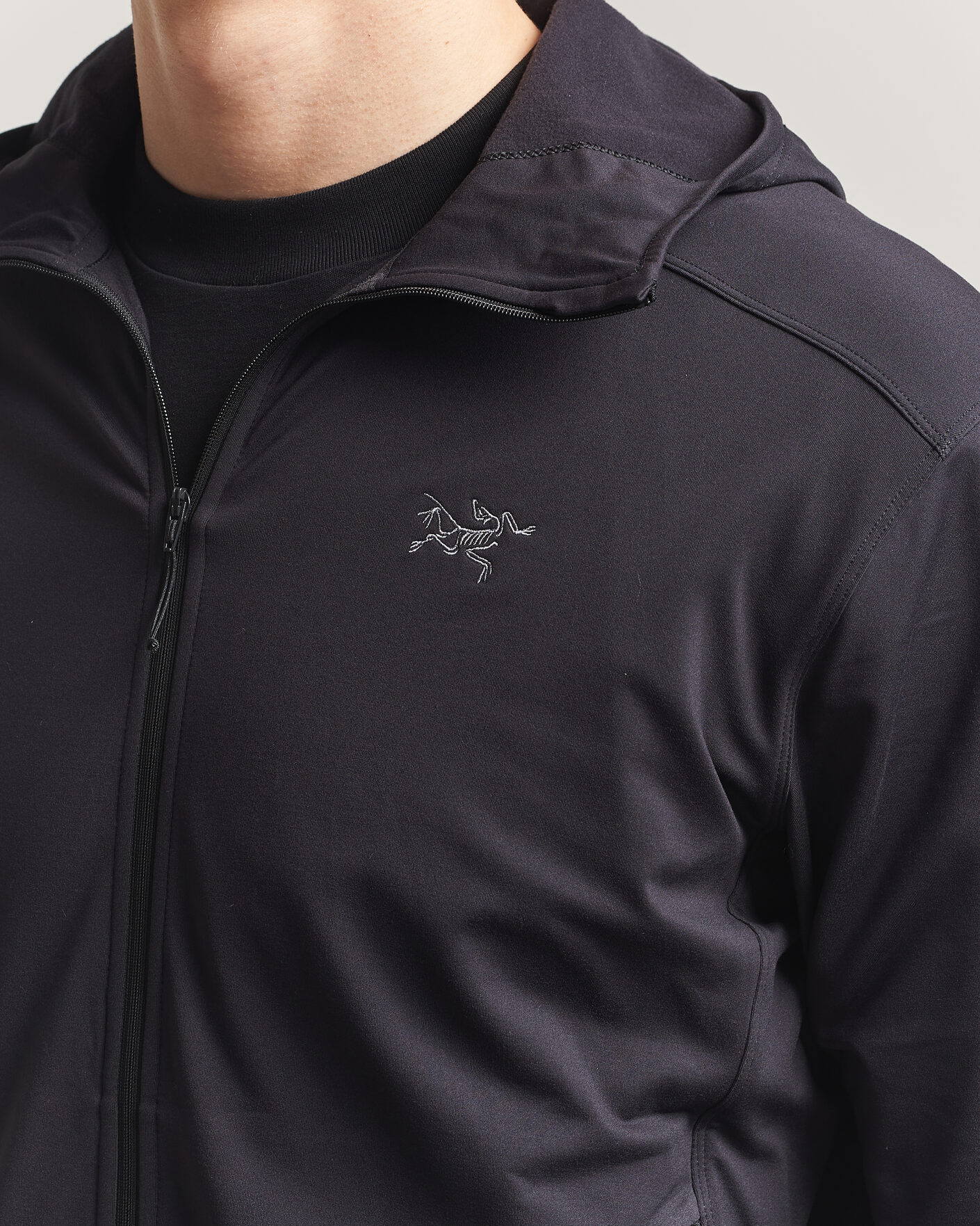 Herren | Pullover | Arc'teryx | Kyanite Lightweight Full Zip Hoodie Black