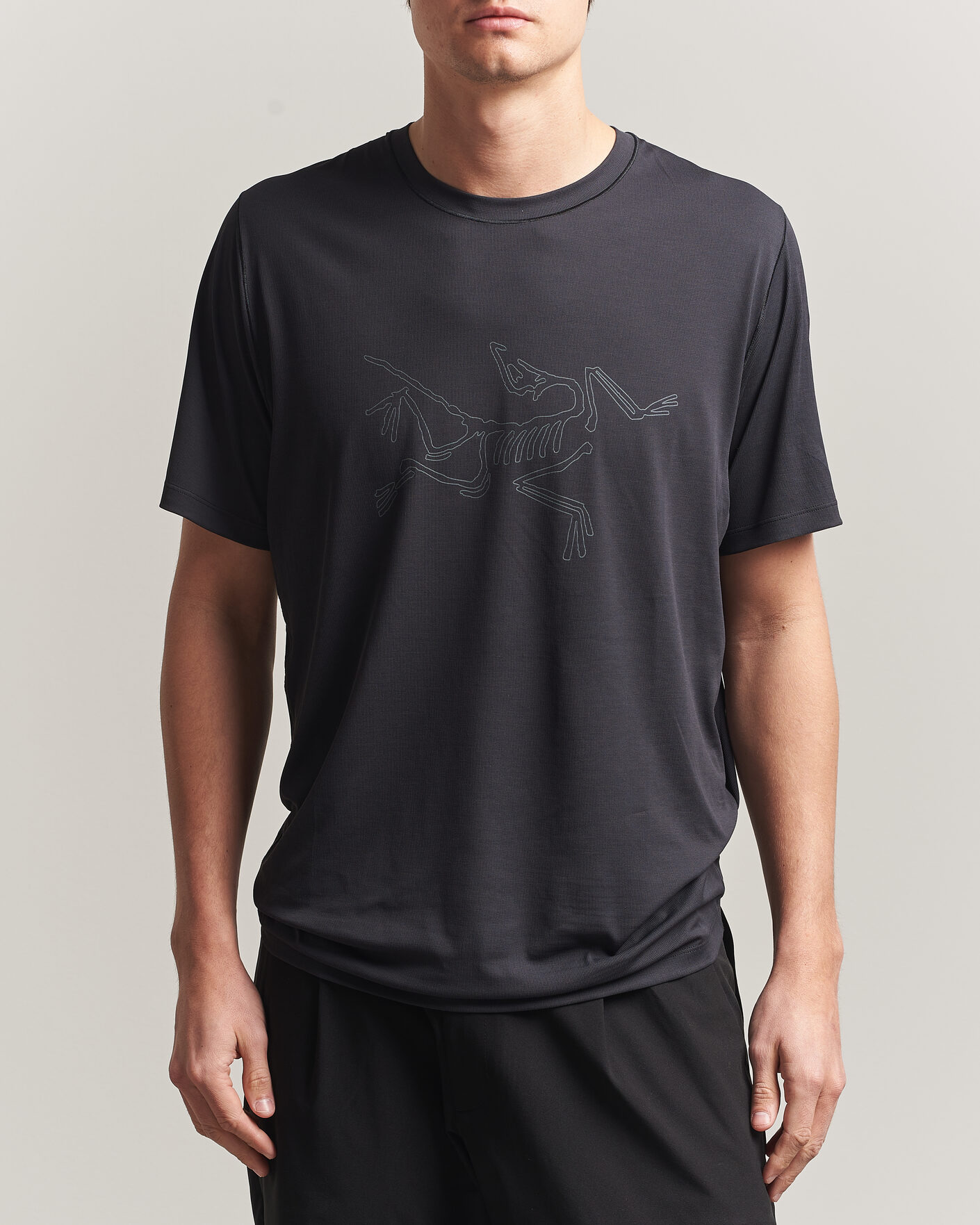 Herren | T-Shirts | Arc'teryx | Cormac Bird Logo Crew Neck T-Shirt Black