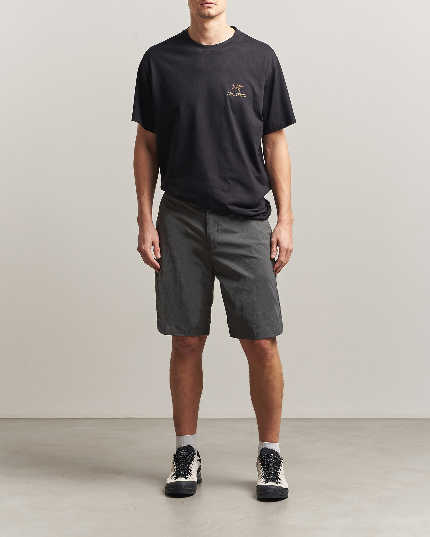 Herren | T-Shirts | Arc'teryx | Kragg Cotton Bird Word T-Shirt Black