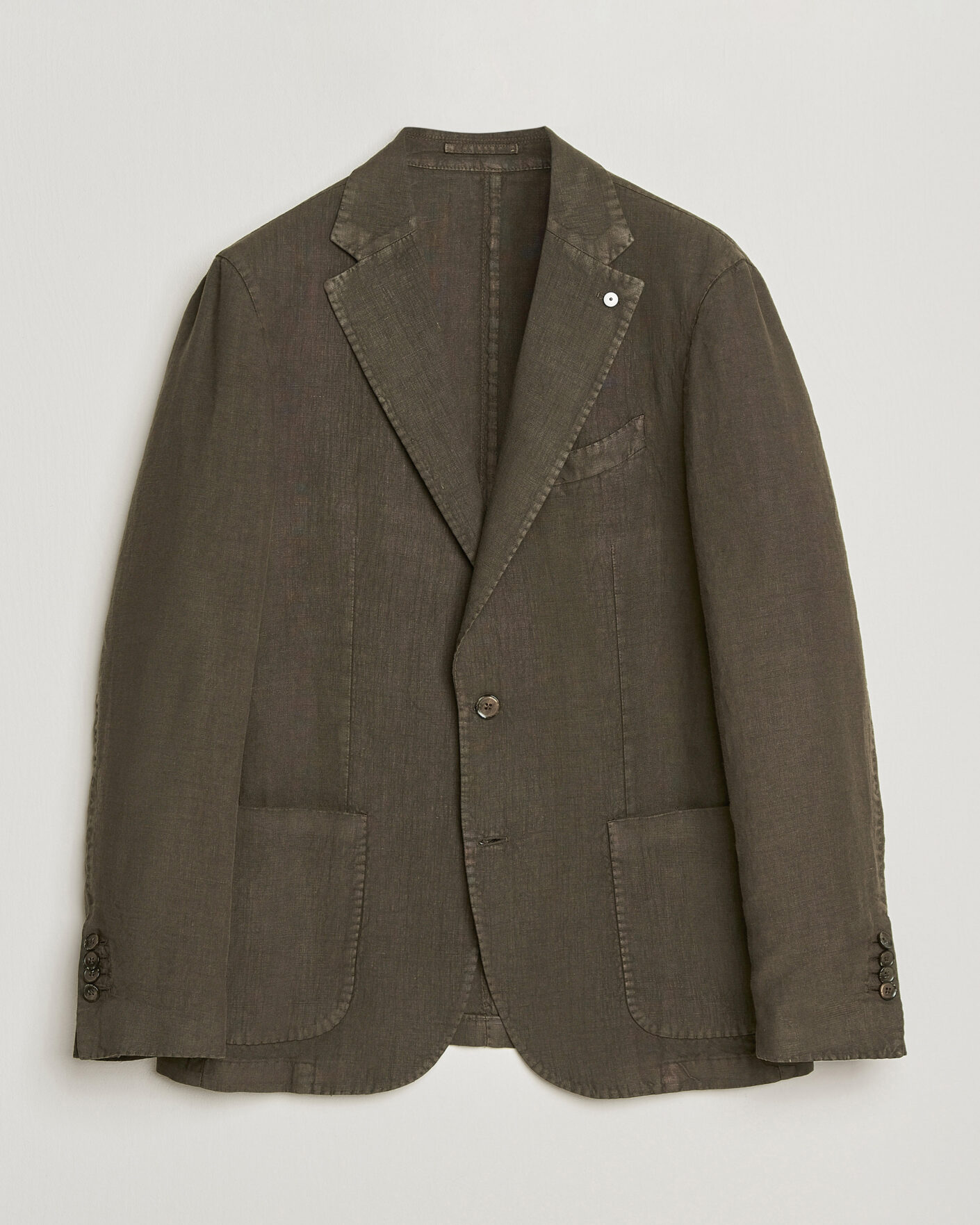 Herren | Sakkos | L.B.M. 1911 | Jack Regular Fit Linen Blazer Brown
