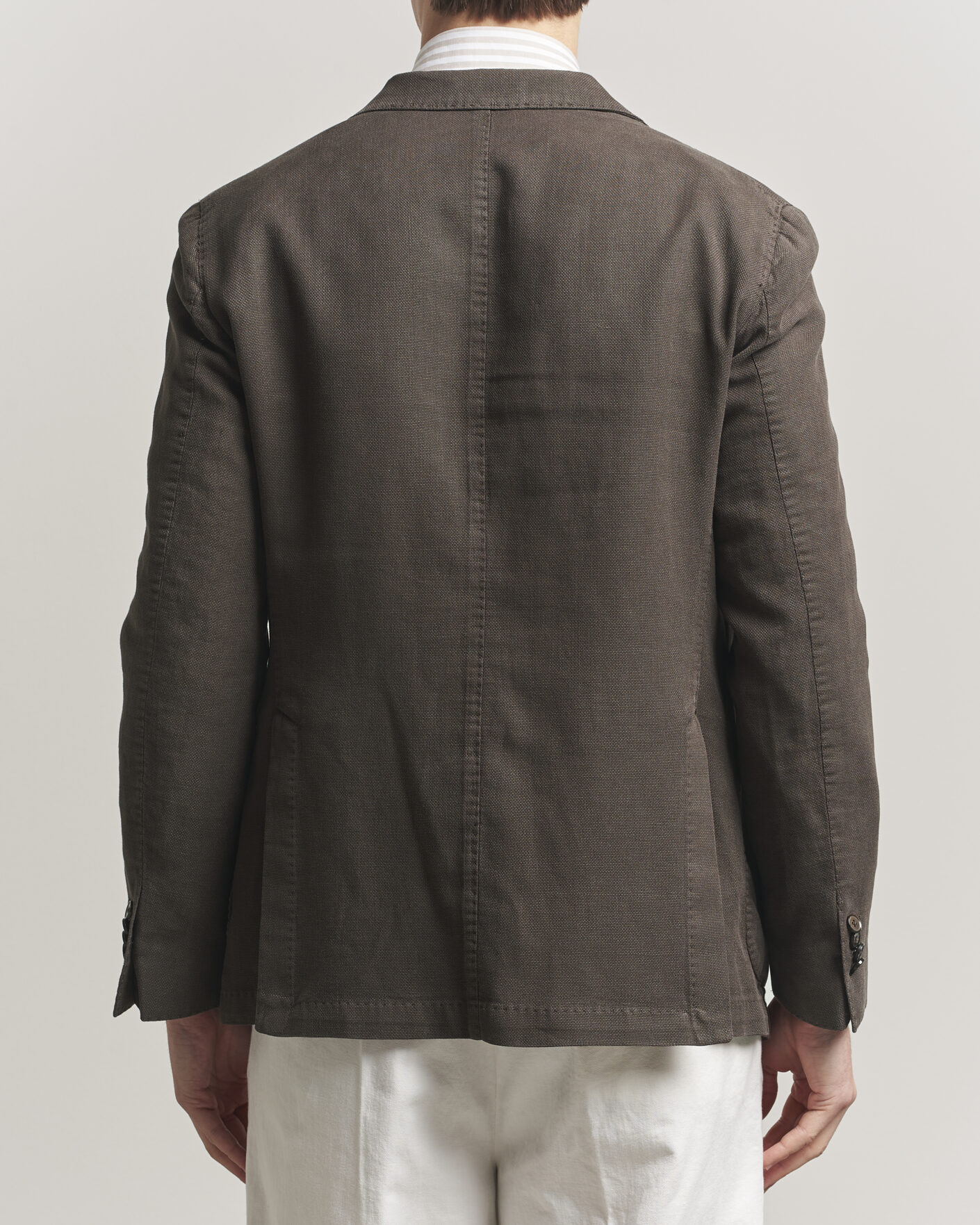 Herren | Sakkos | L.B.M. 1911 | Jack Regular Fit Structured Cotton Blazer Brown