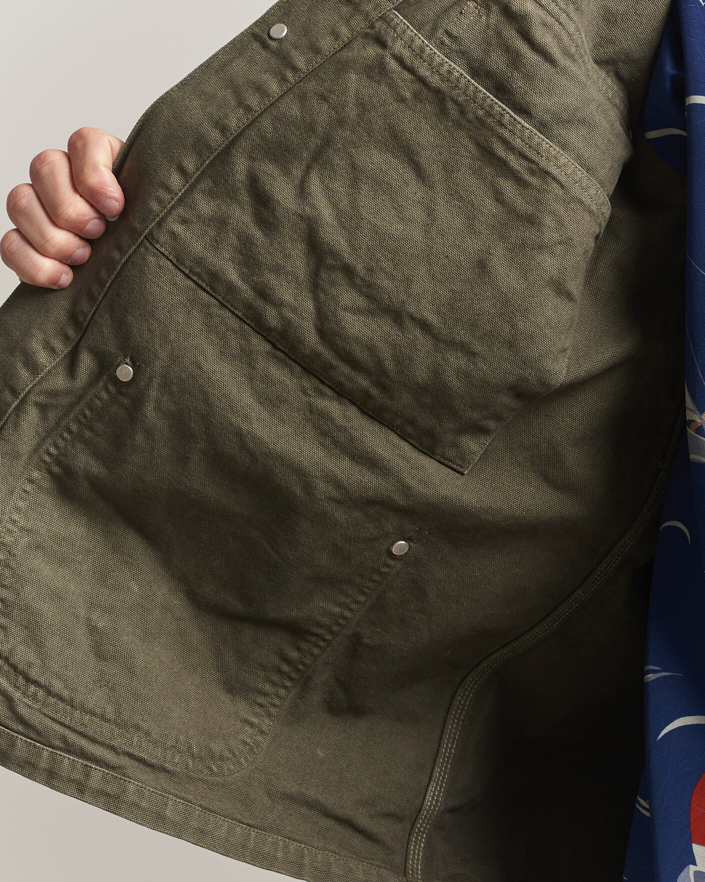 Herren | Jacken | orSlow | Oxford Coverall Chore Jacket Army Green