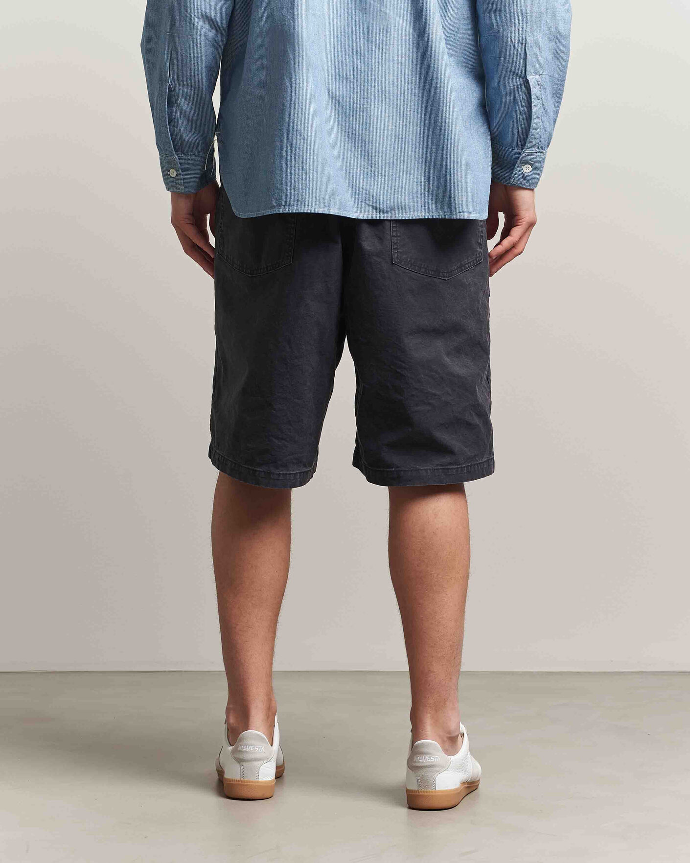 Herren | Shorts | orSlow | Summer Fatigue Shorts Washed Black