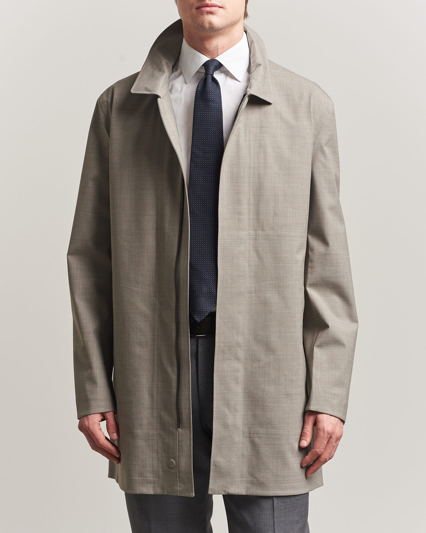 Herren | Jacken | UBR | Sky Fall Savile Wool Waterproof Coat Sand