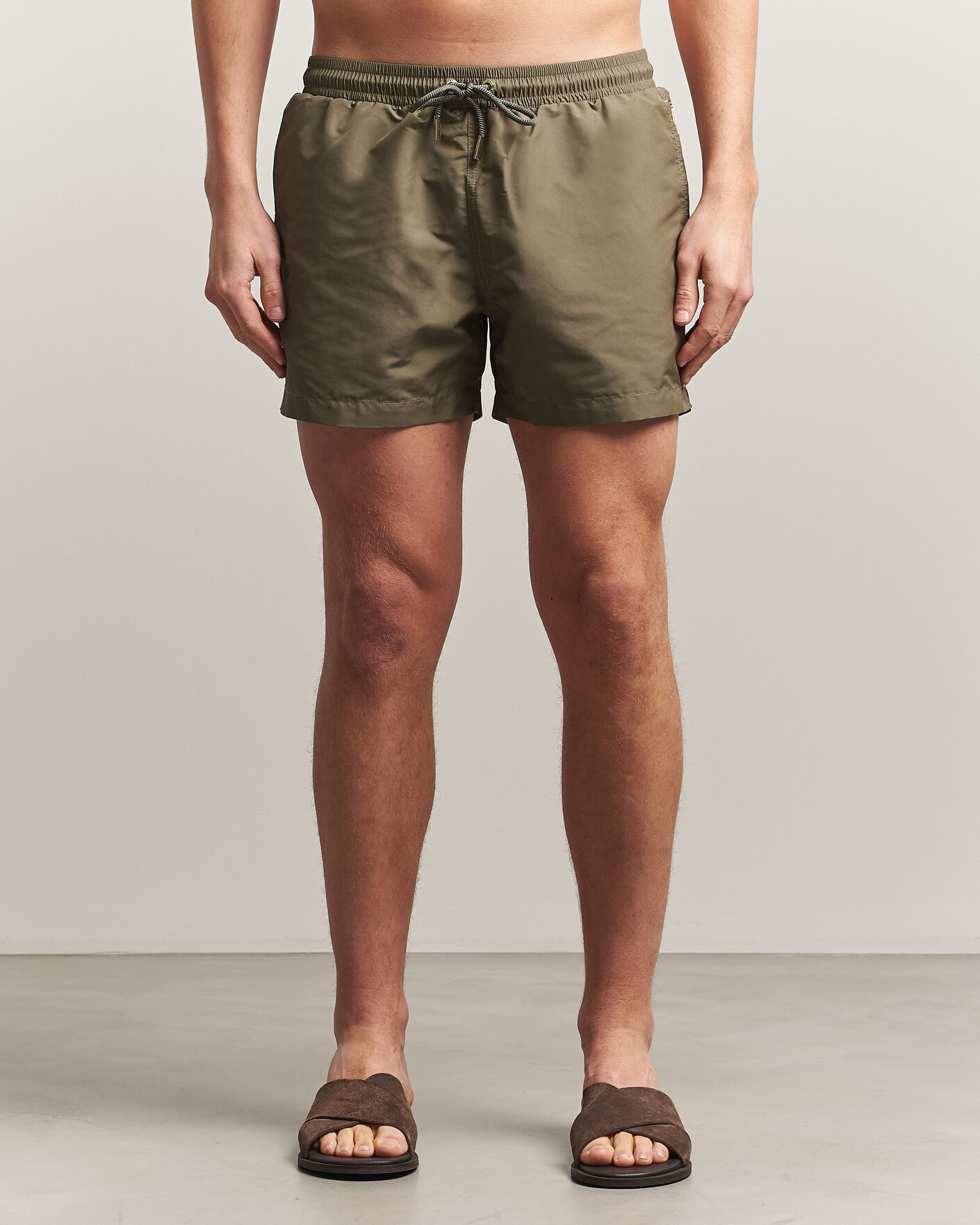 Herren | Badehosen | Orlebar Brown | Jack Solid Drawstring Swim Shorts Herbal Green