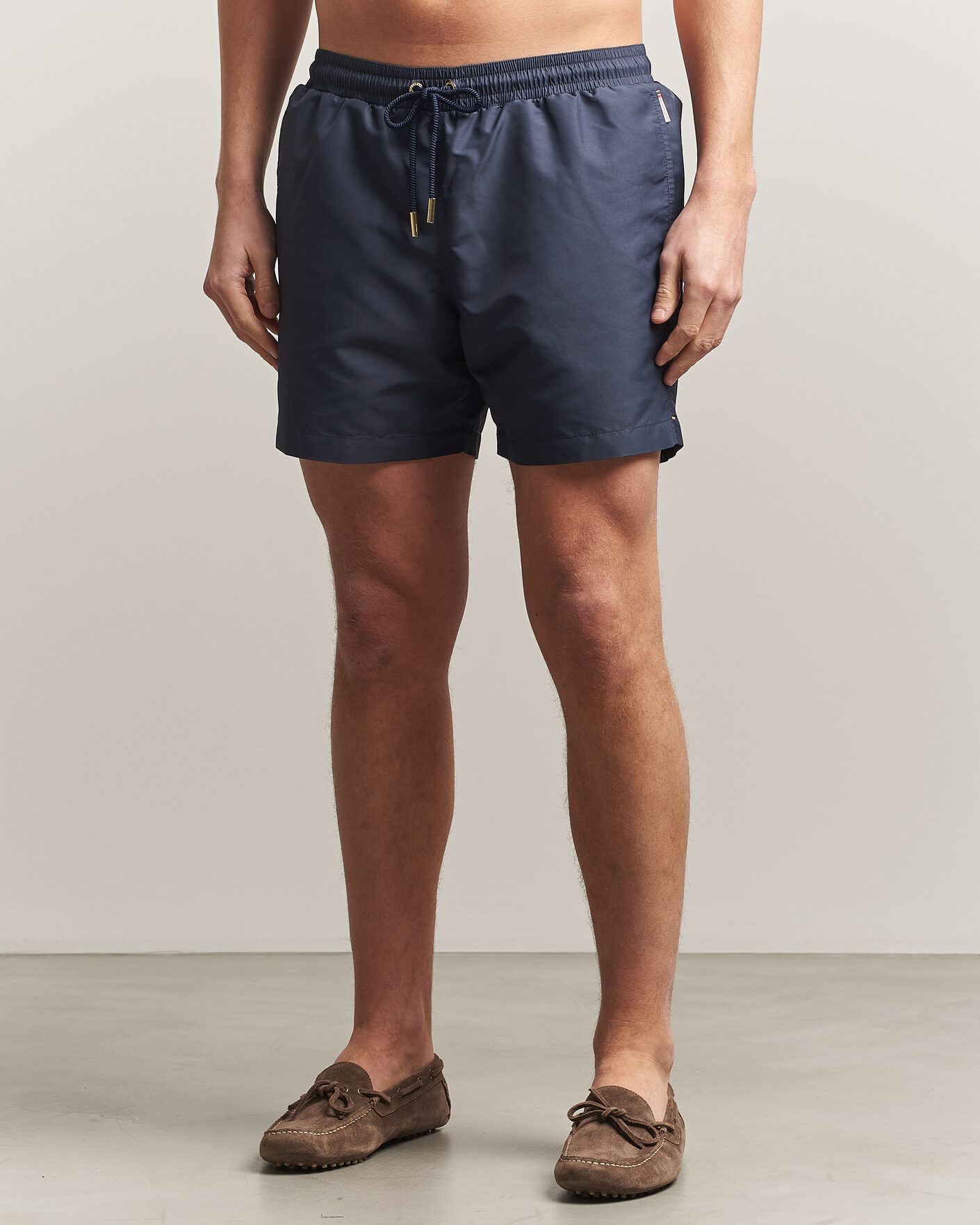 Herren | Badehosen | Orlebar Brown | Boxer Solid Drawstring Swim Shorts Granite