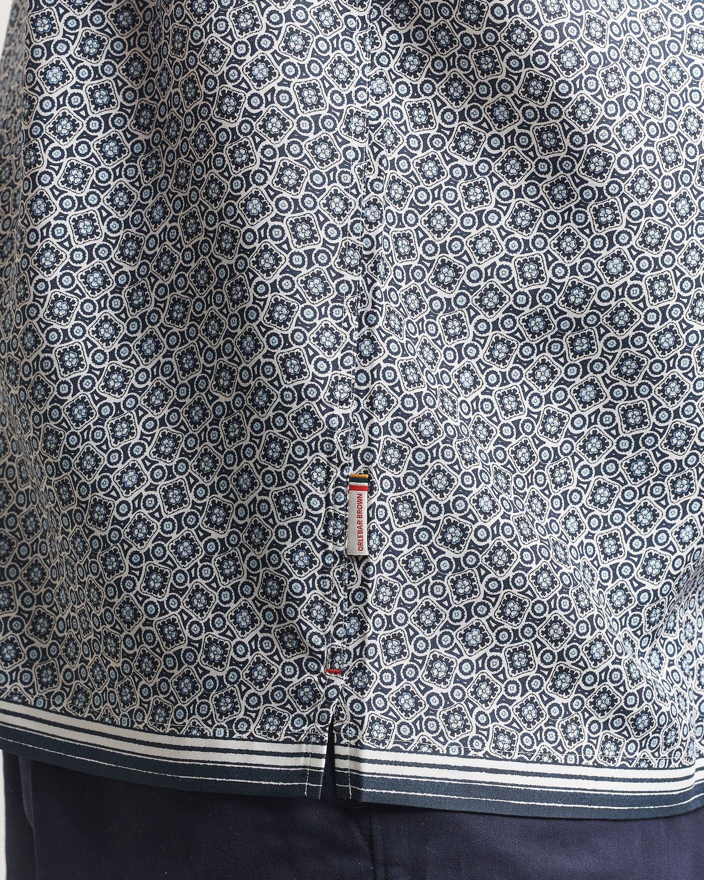 Herren | Hemden | Orlebar Brown | Maitan Lyocel Petola Shirts Night Iris