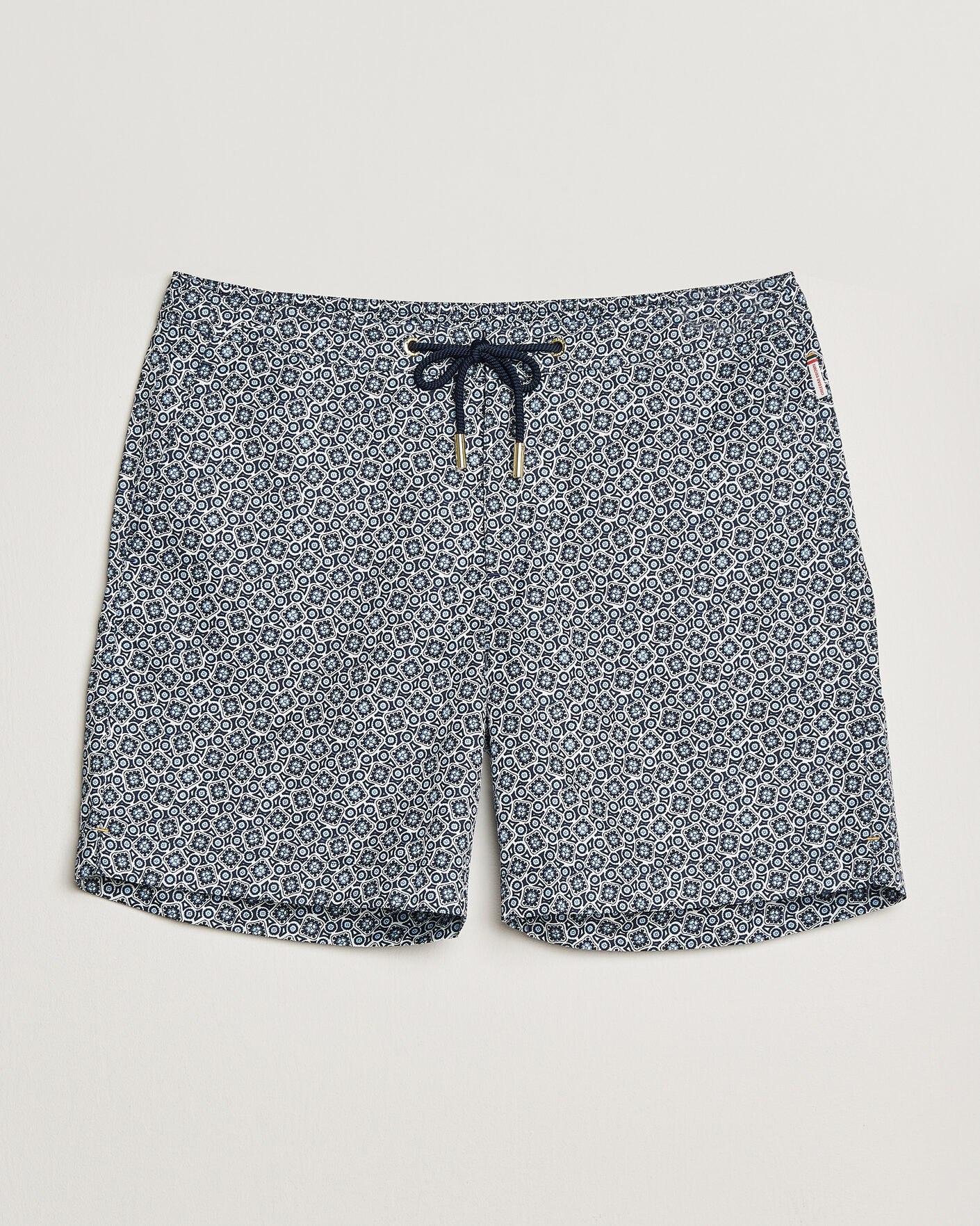 Herren | Badehosen | Orlebar Brown | Bulldog Drawcord Petola Swim Shorts Night Iris