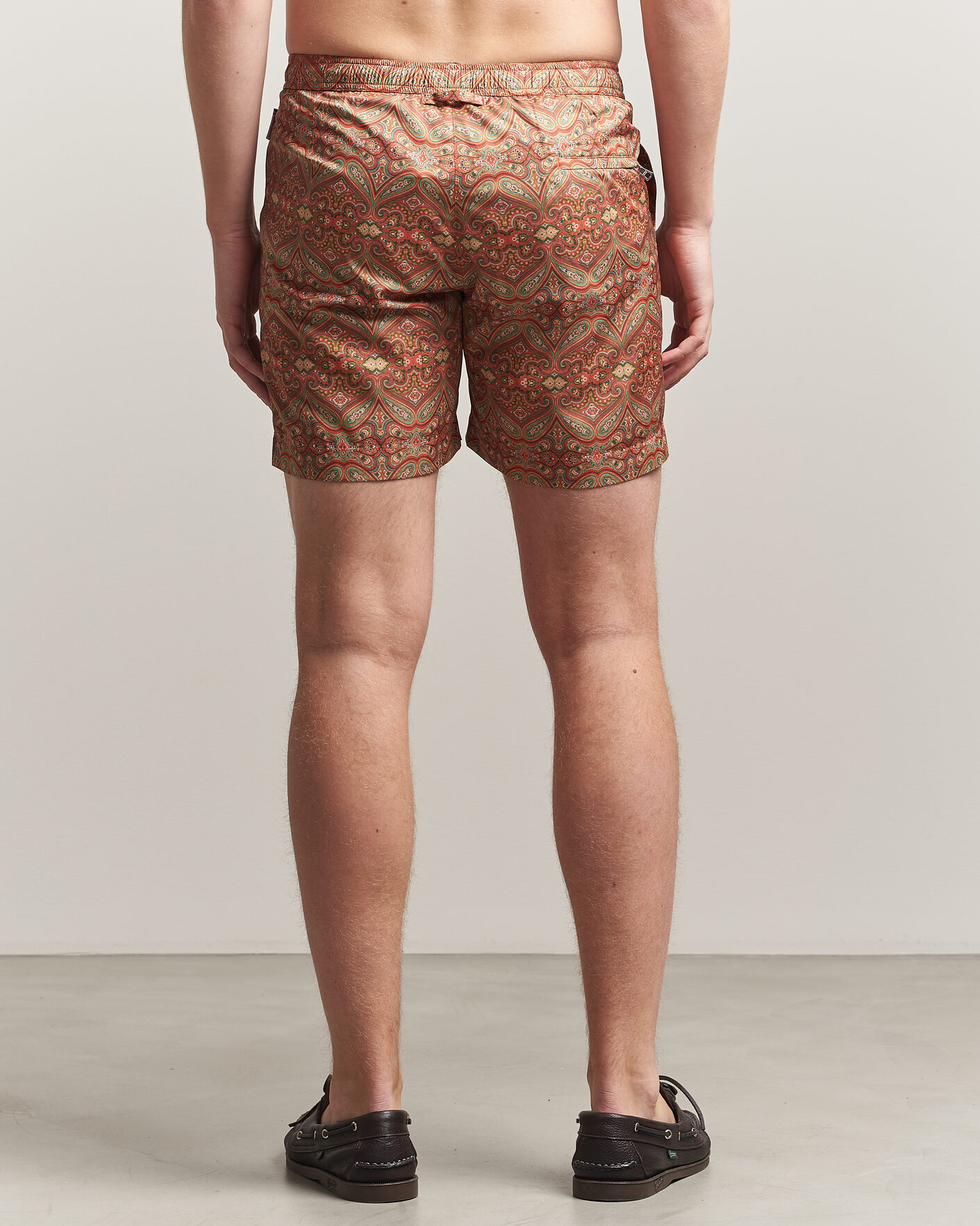 Herren | Badehosen | Orlebar Brown | Bulldog Drawcord Carnival Swim Shorts Vermillion