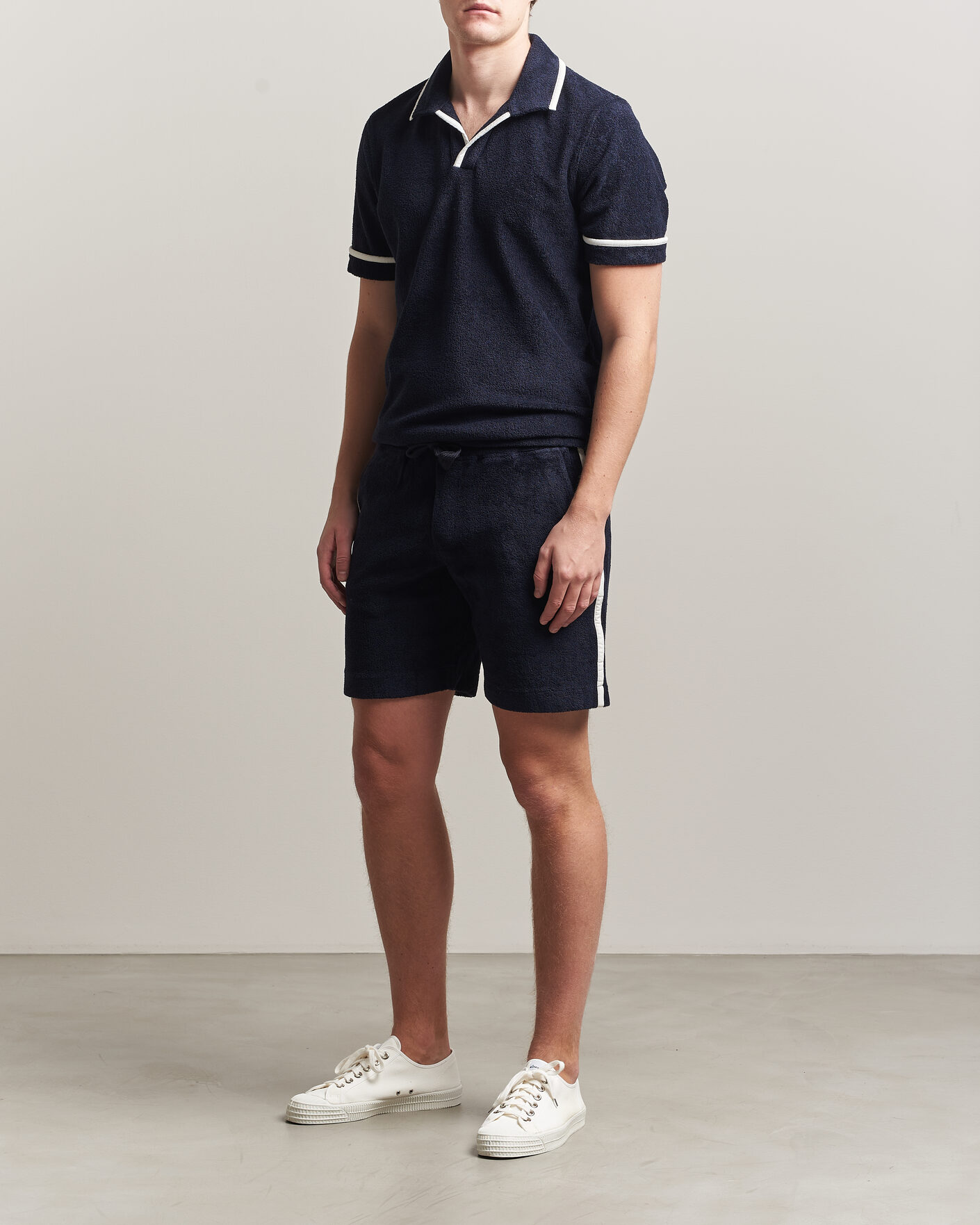 Herren | Shorts | Orlebar Brown | Trevone Towelling Shorts Night Iris