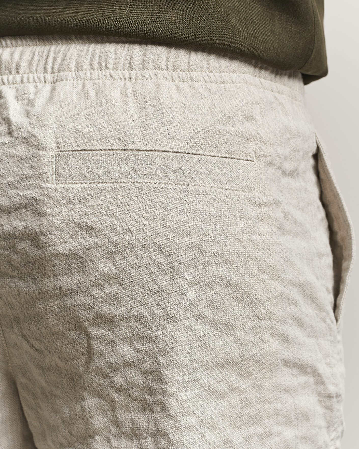 Herren | Shorts | Orlebar Brown | Alex Sereno Herringbone Shorts Light Dijon