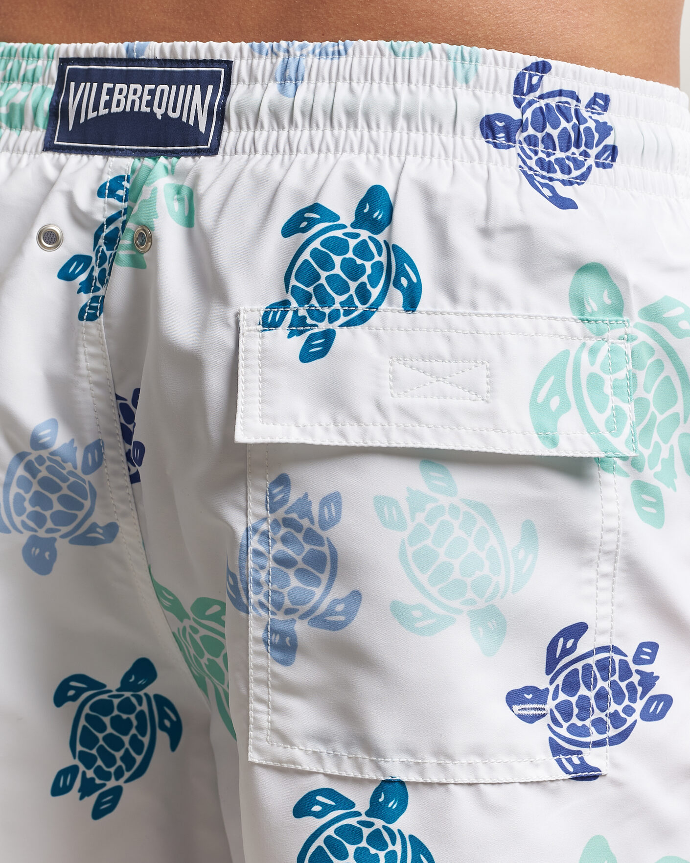 Herren | Badehosen | Vilebrequin | Moorea Swimshorts Blanc
