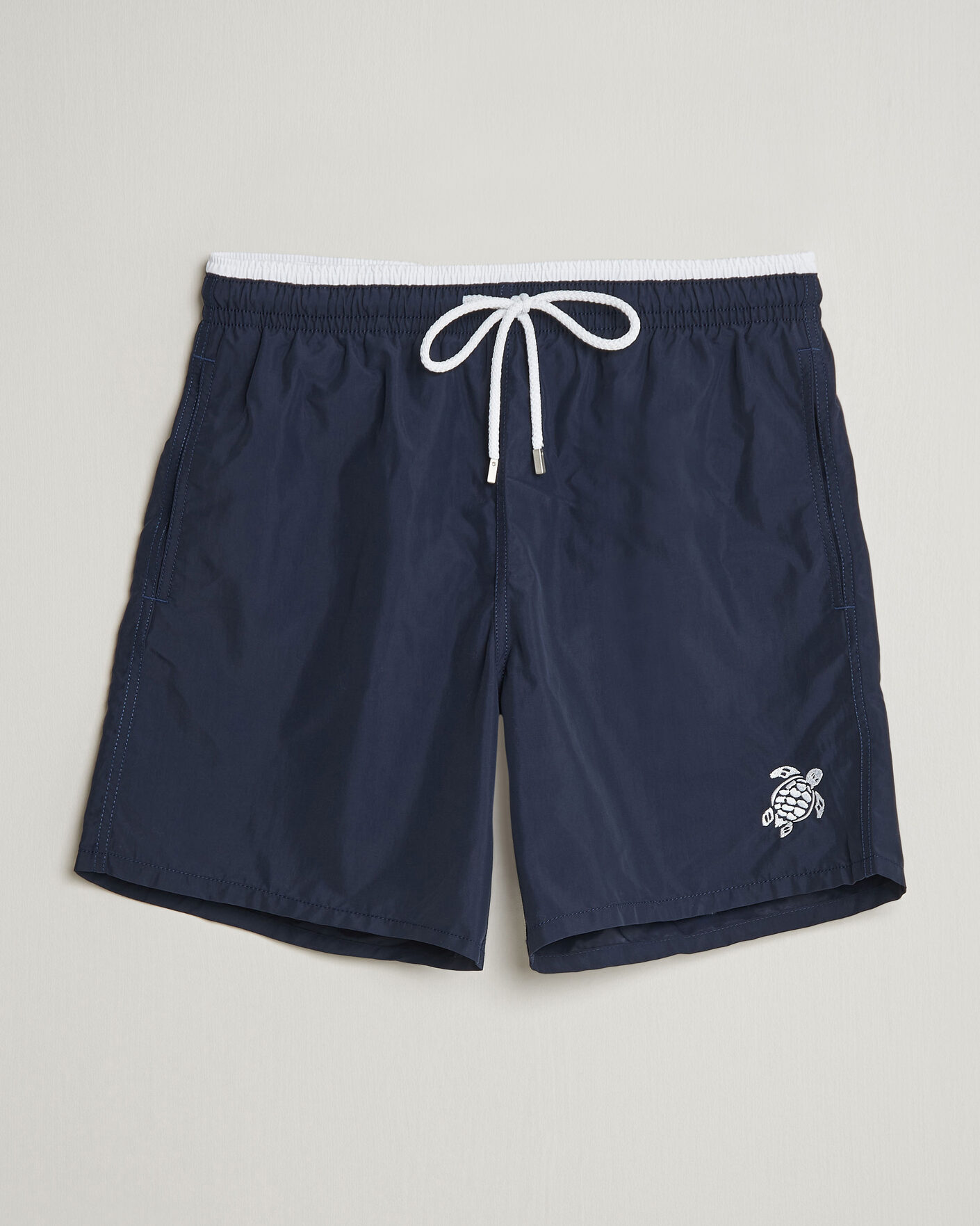 Herren | Badehosen | Vilebrequin | Moka Swimshorts Marine/Blanc