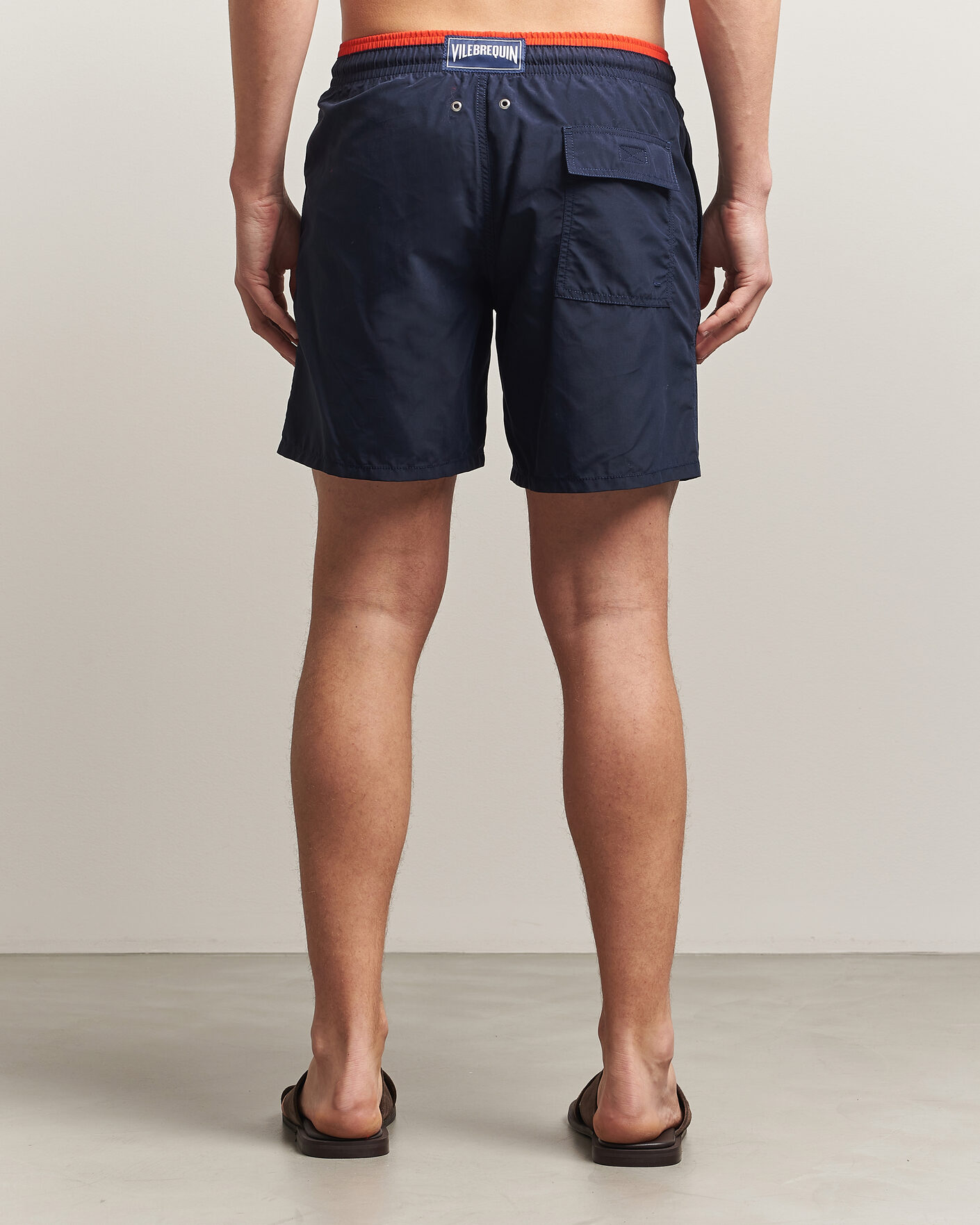 Herren | Badehosen | Vilebrequin | Moka Swimshorts Marine/Rouge