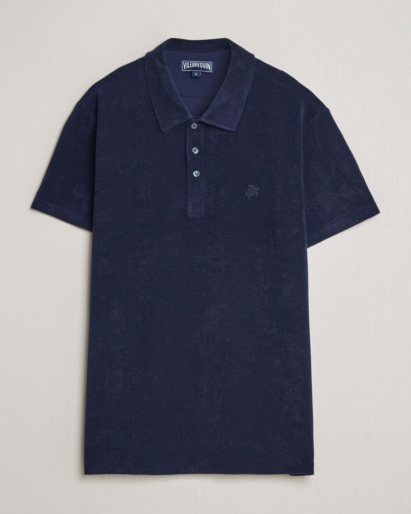 Herren | Poloshirts | Vilebrequin | Pheonix Terry Polo Bleu Marine