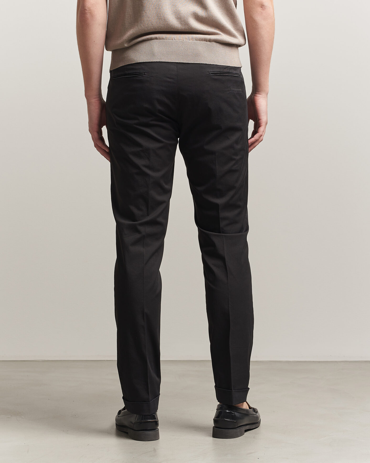 Herren | Hosen | Briglia 1949 | Slim Fit Cotton Chinos Black