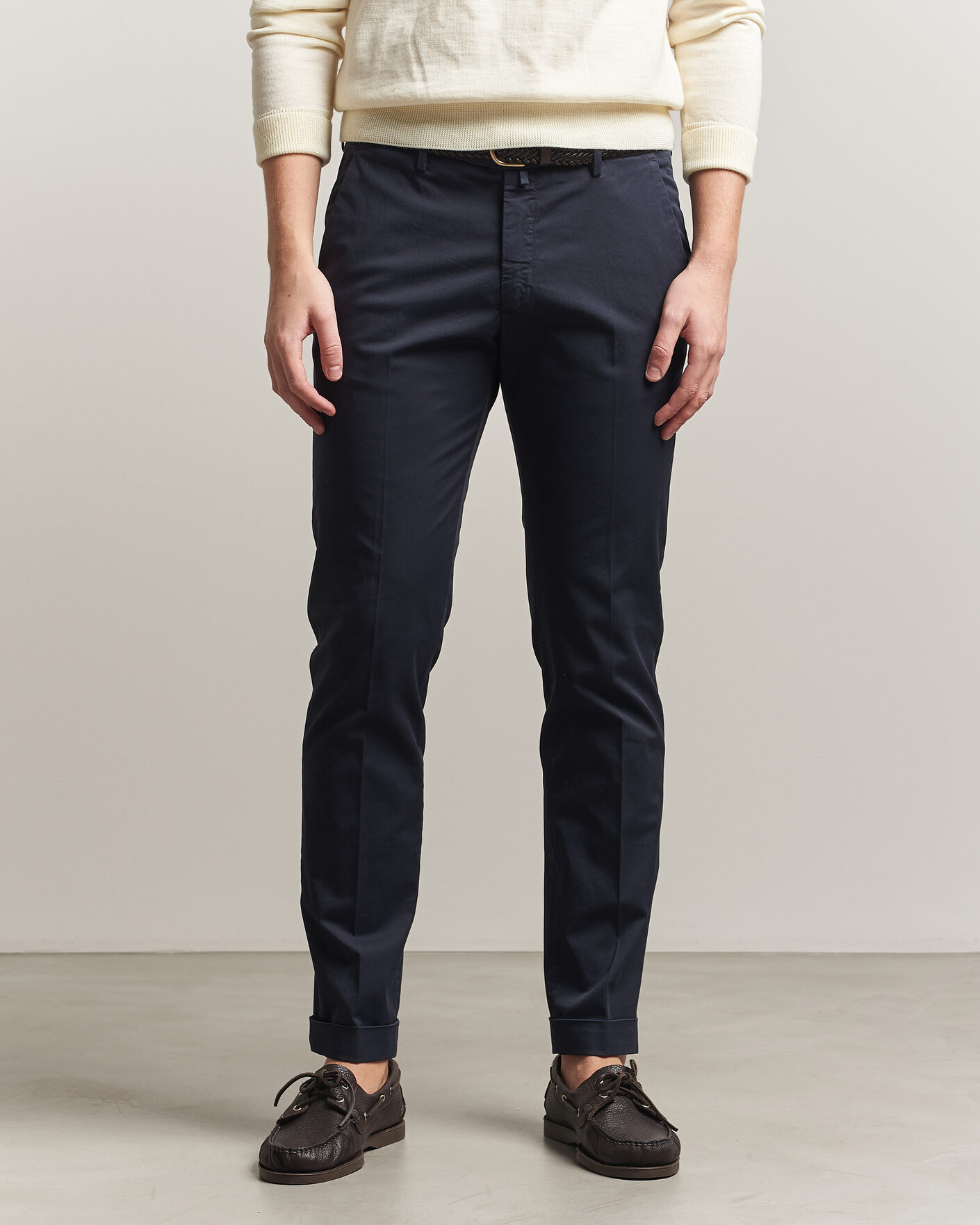 Herren | Hosen | Briglia 1949 | Slim Fit Cotton Chinos Navy