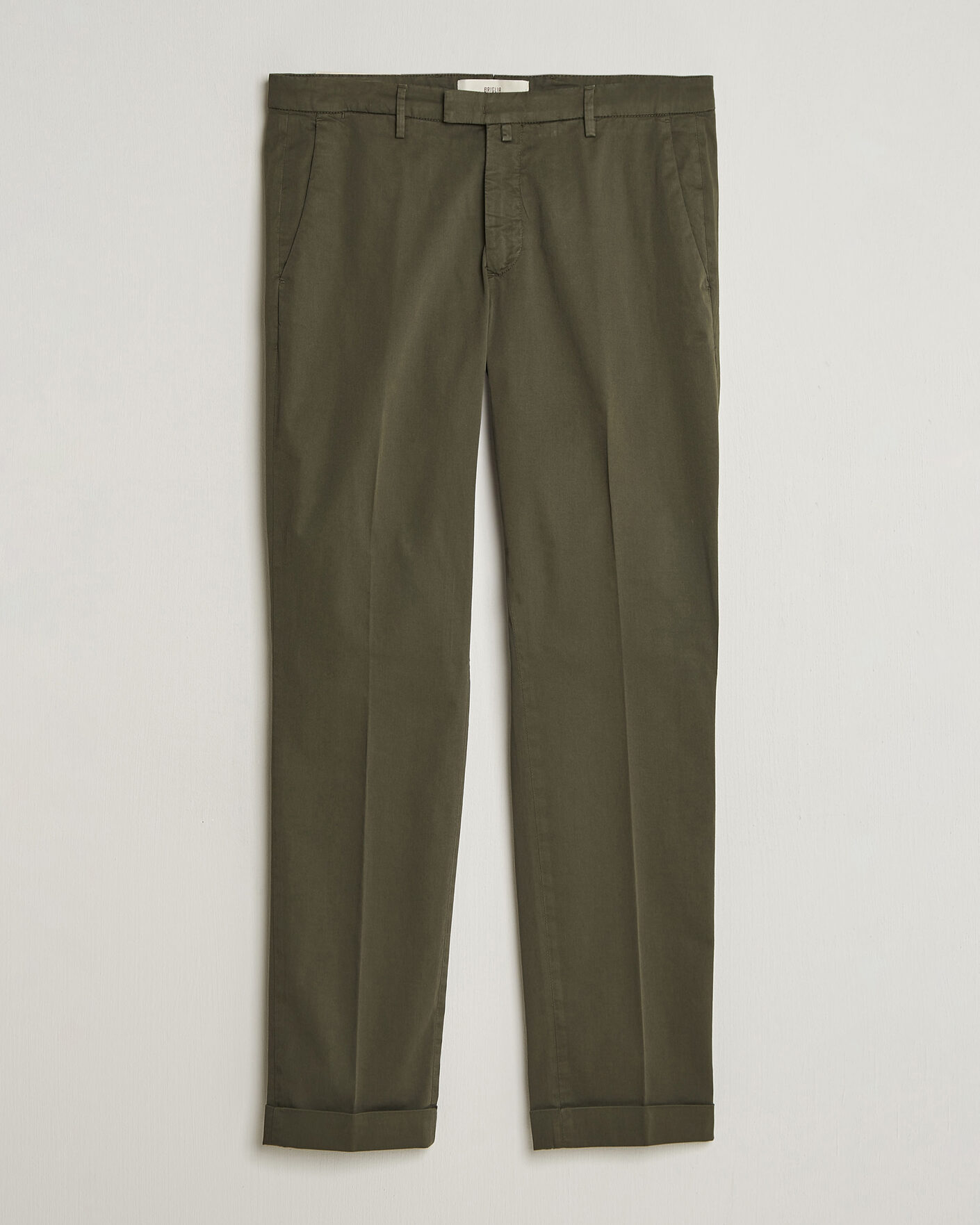 Herren | Hosen | Briglia 1949 | Slim Fit Cotton Chinos Dark Green