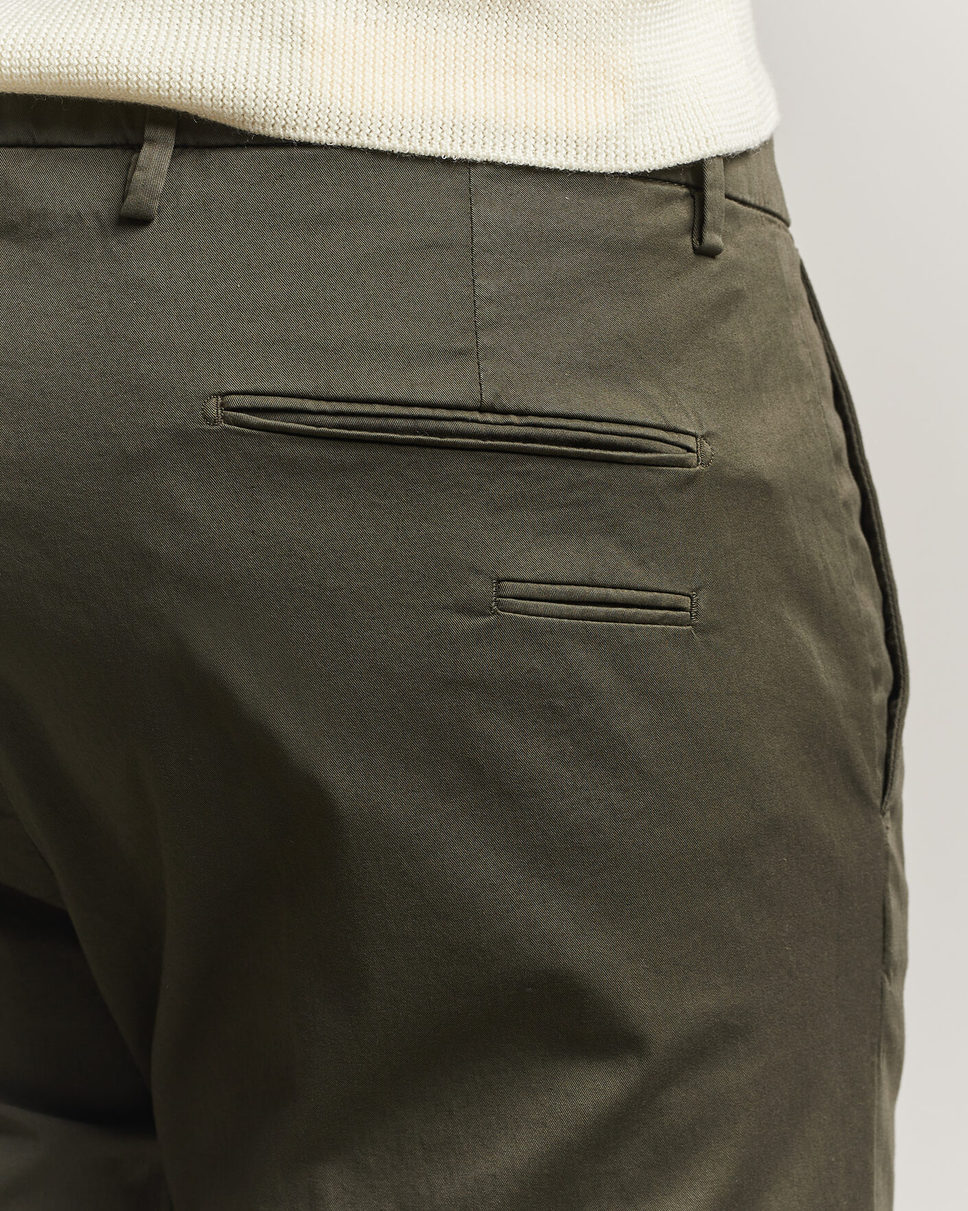 Herren | Hosen | Briglia 1949 | Slim Fit Cotton Chinos Dark Green