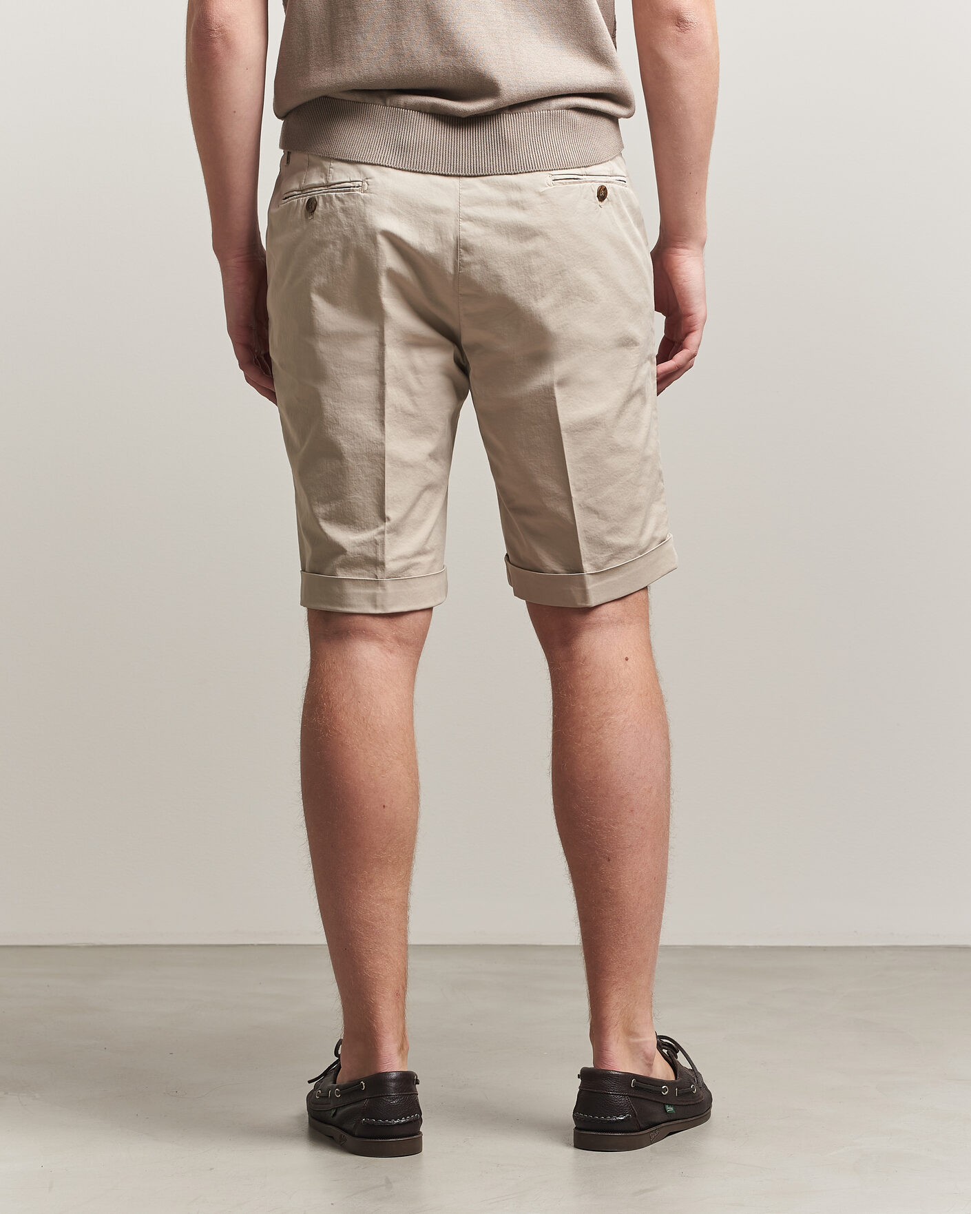 Herren | Shorts | Briglia 1949 | Cotton Stretch Shorts Beige