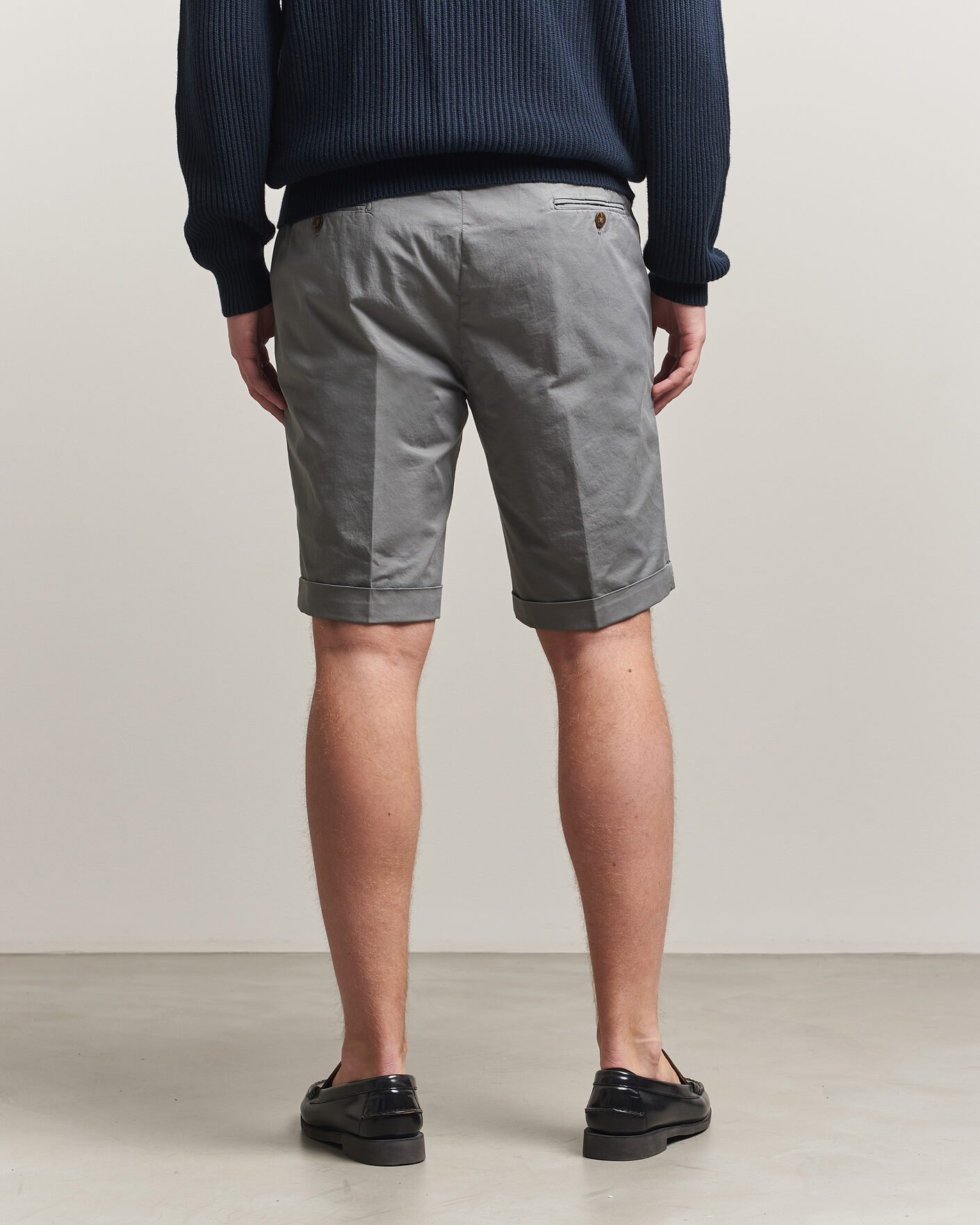 Herren | Shorts | Briglia 1949 | Cotton Stretch Shorts Grey
