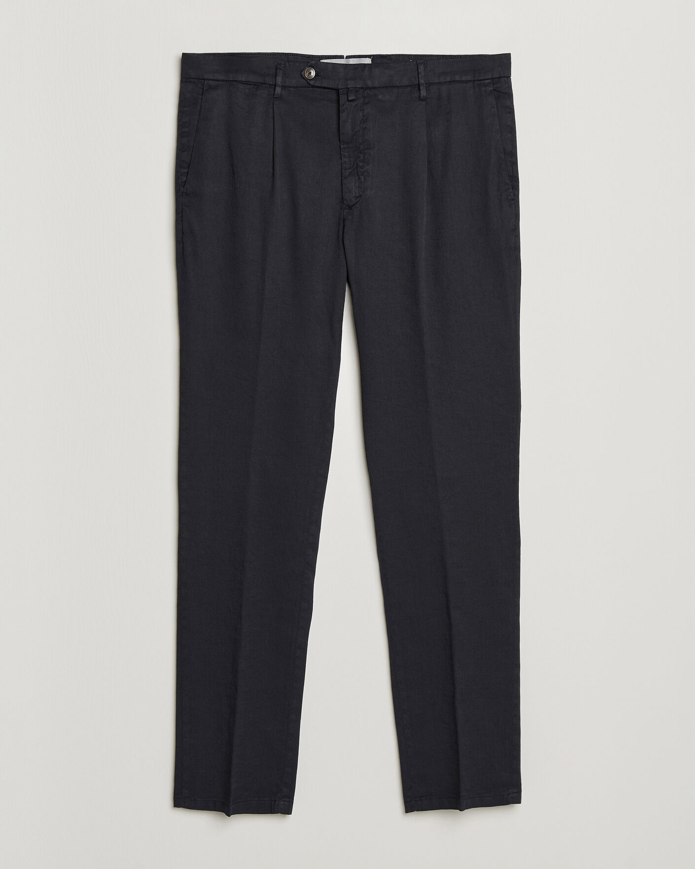 Herren | Hosen | Briglia 1949 | Pleated Linen Trousers Navy