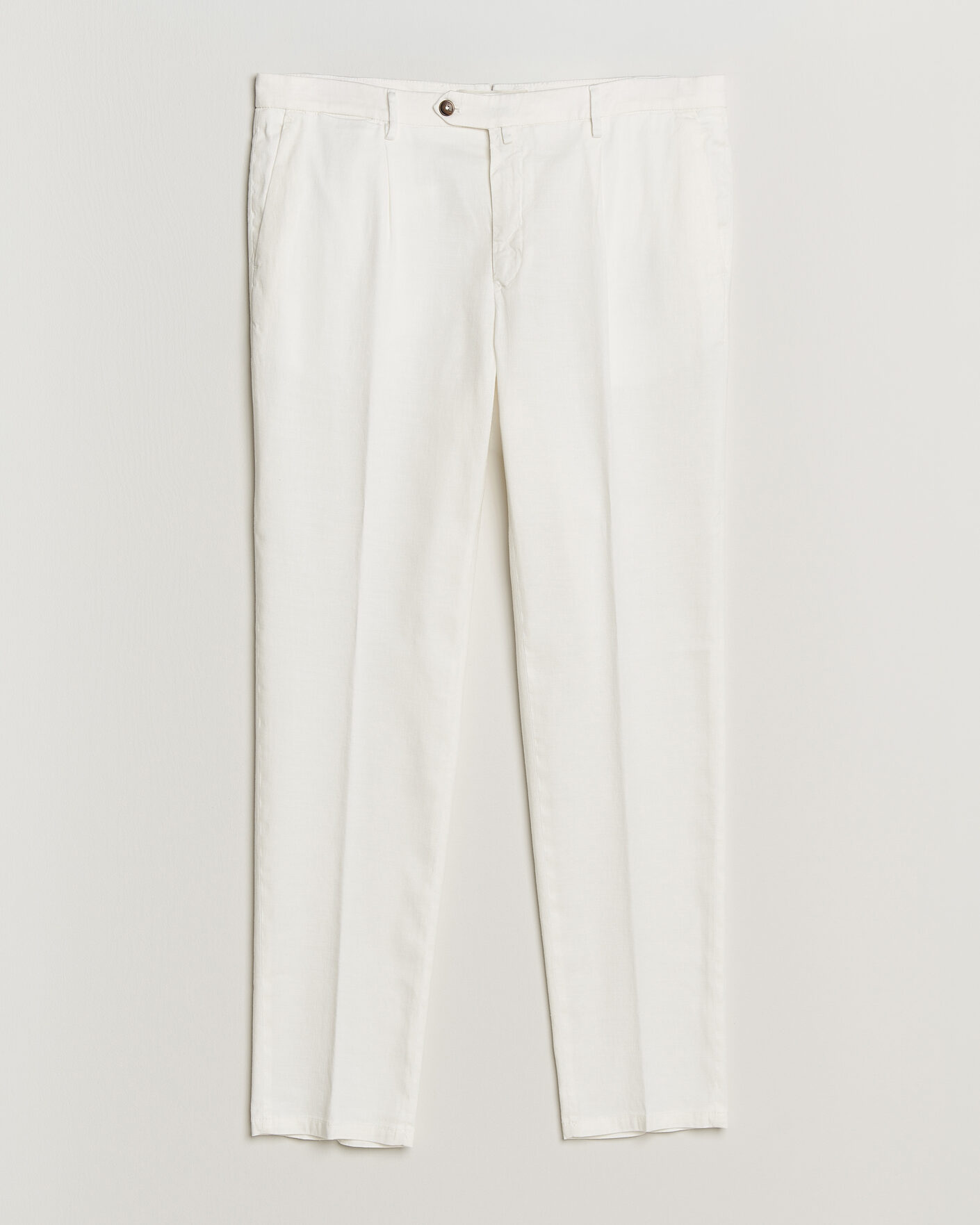 Herren | Hosen | Briglia 1949 | Pleated Linen Trousers Cream