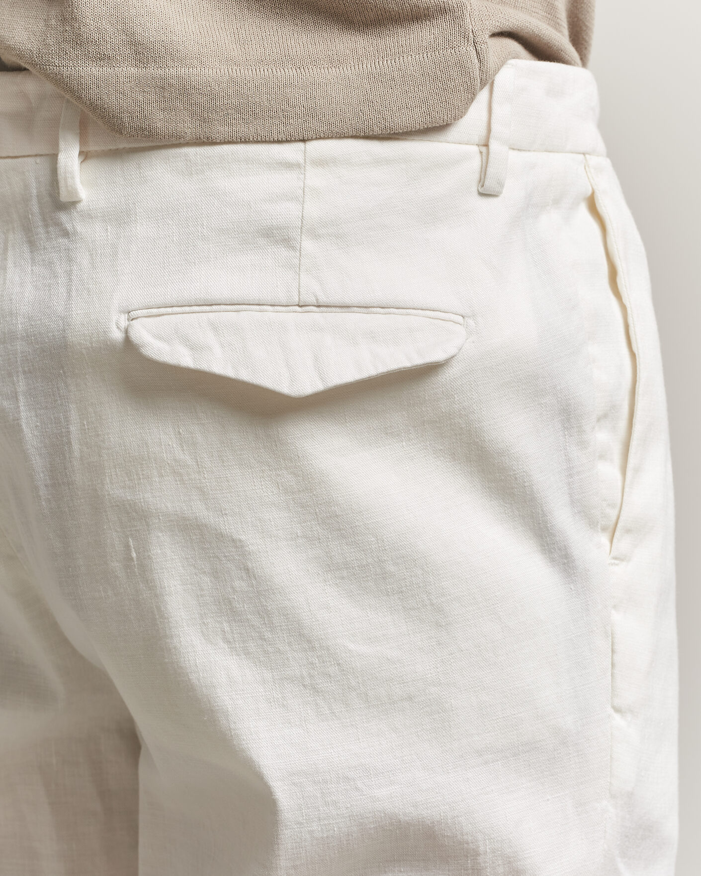 Herren | Hosen | Briglia 1949 | Pleated Linen Trousers Cream