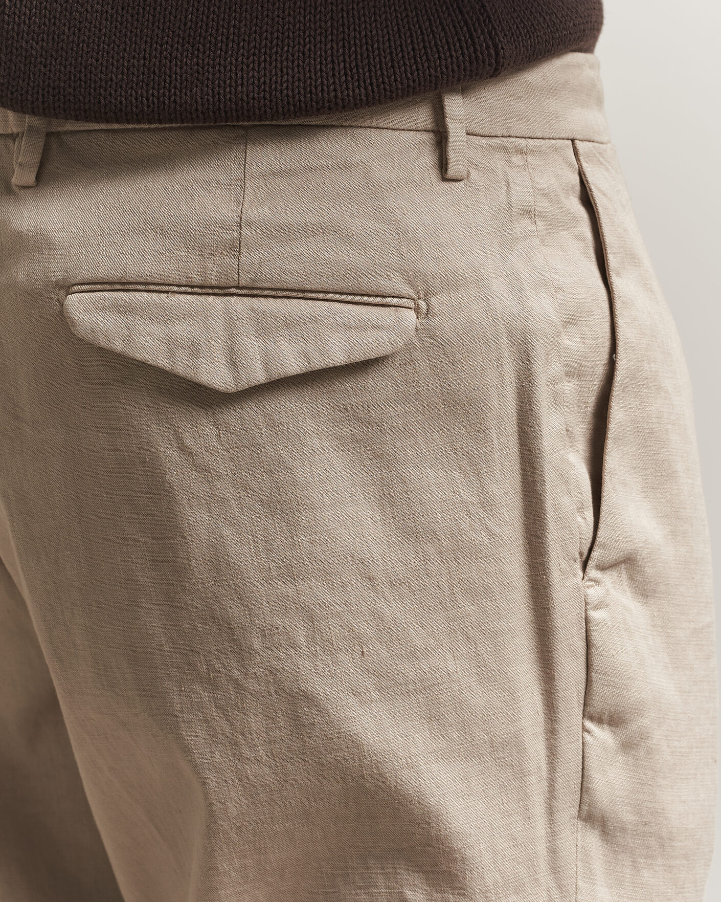 Herren | Hosen | Briglia 1949 | Pleated Linen Trousers Beige