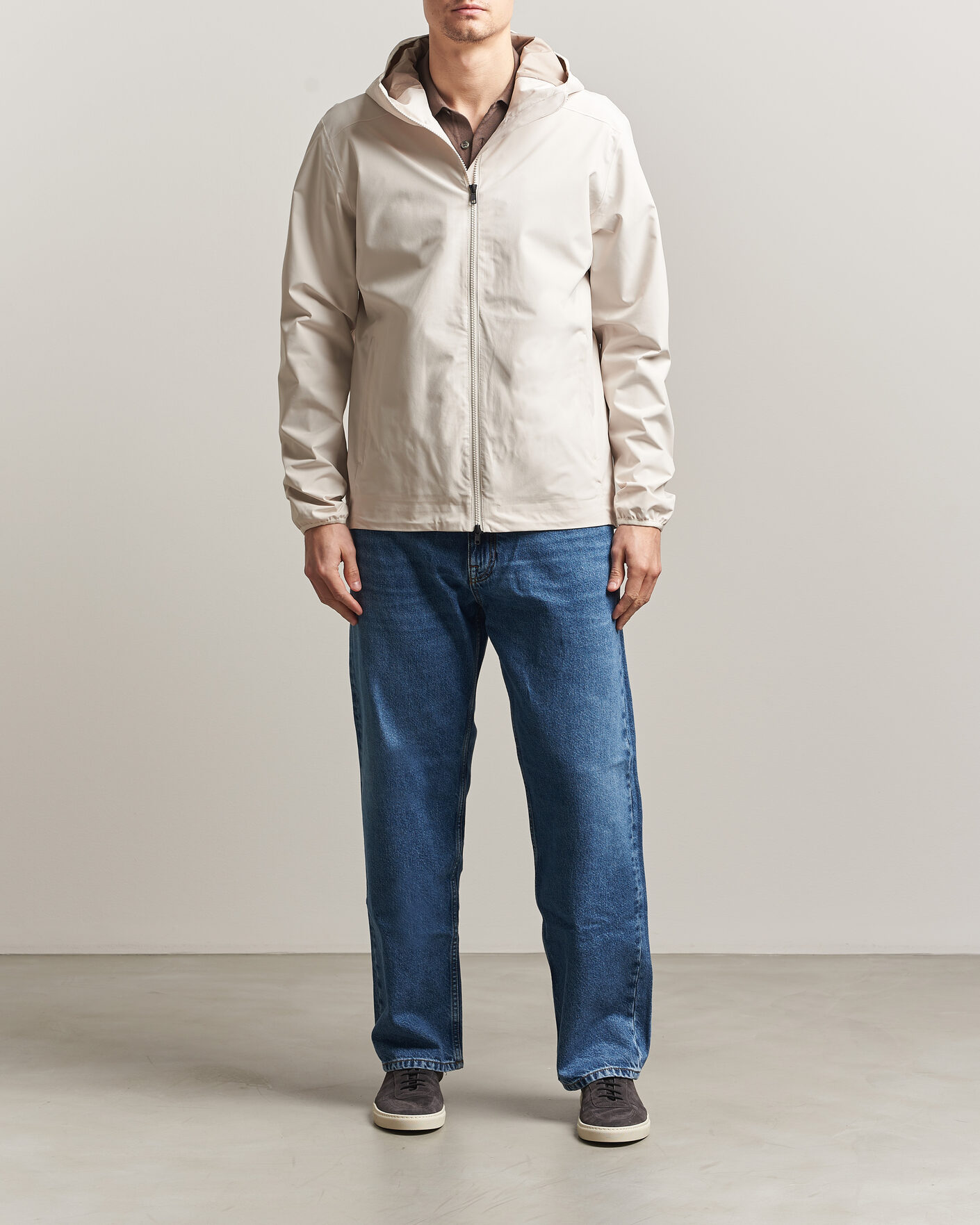 Herren | Jacken | Scandinavian Edition | Hood II Waterproof Jacket Neutral White