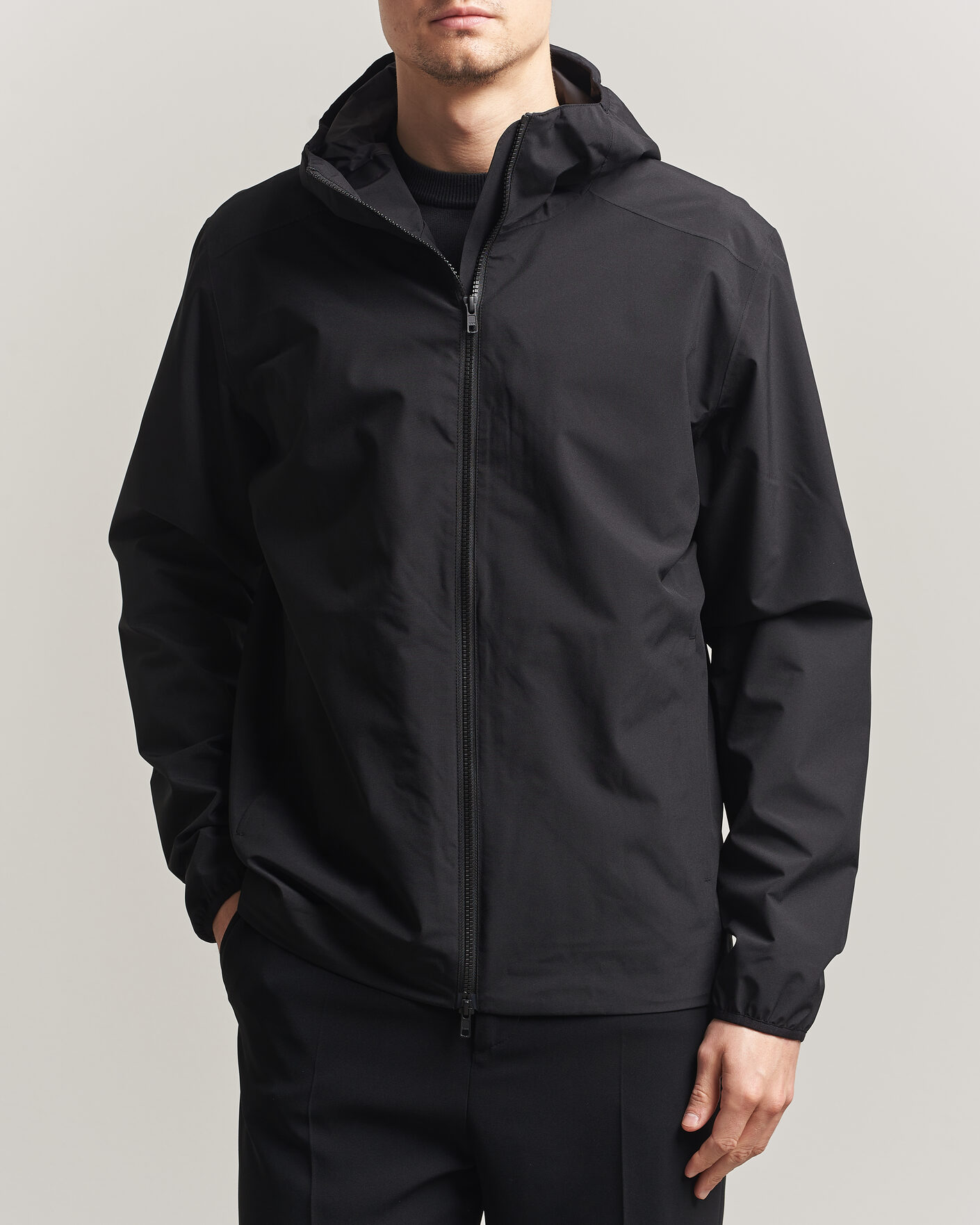 Herren | Jacken | Scandinavian Edition | Hood II Waterproof Jacket Onyx