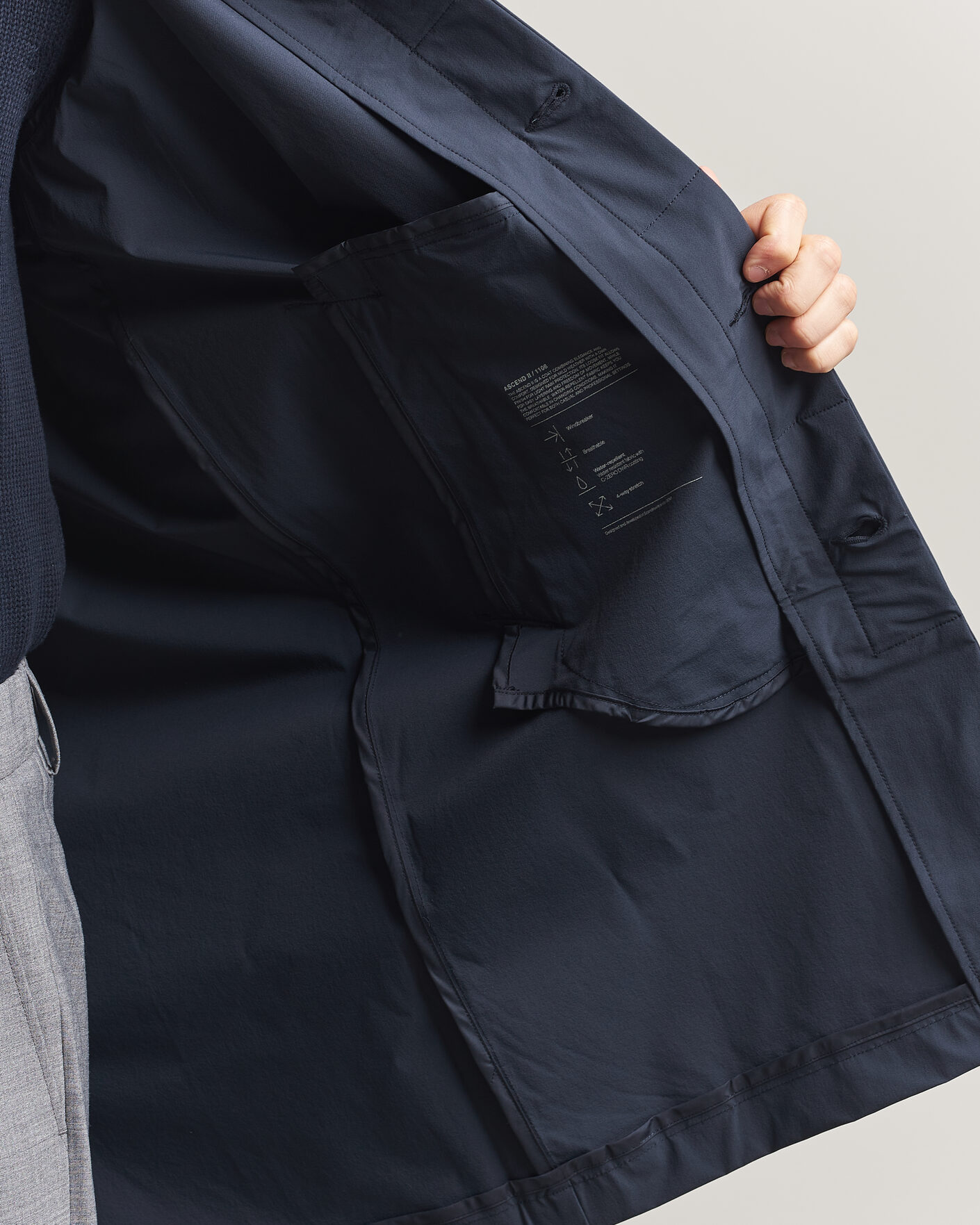 Herren | Jacken | Scandinavian Edition | Ascend II Lightweight Coat Navy