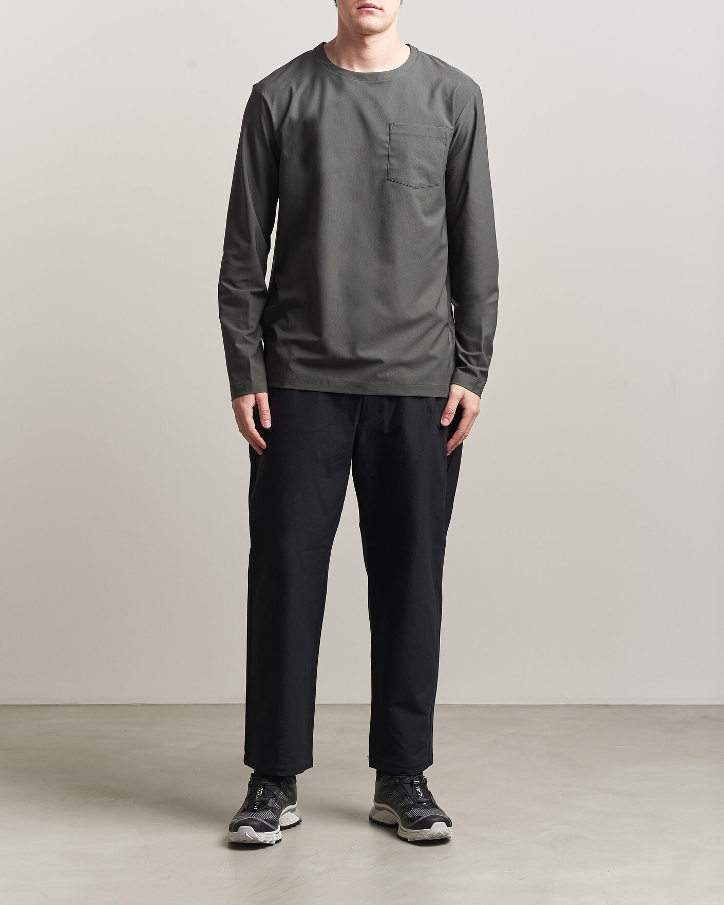 Herren | T-Shirts | Houdini | Cover Crew Green Illusion