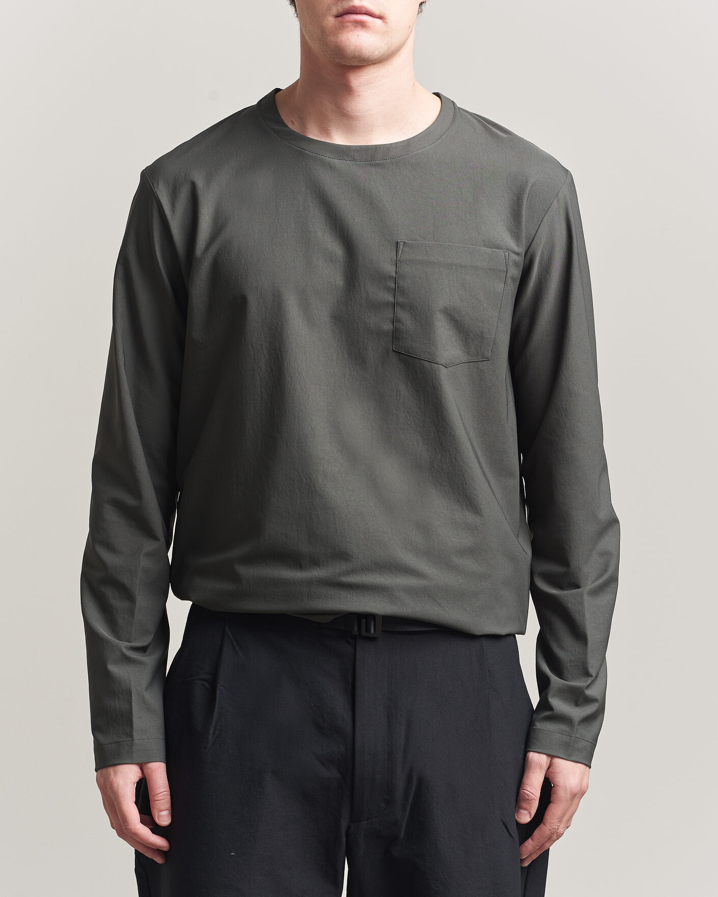 Herren | T-Shirts | Houdini | Cover Crew Green Illusion