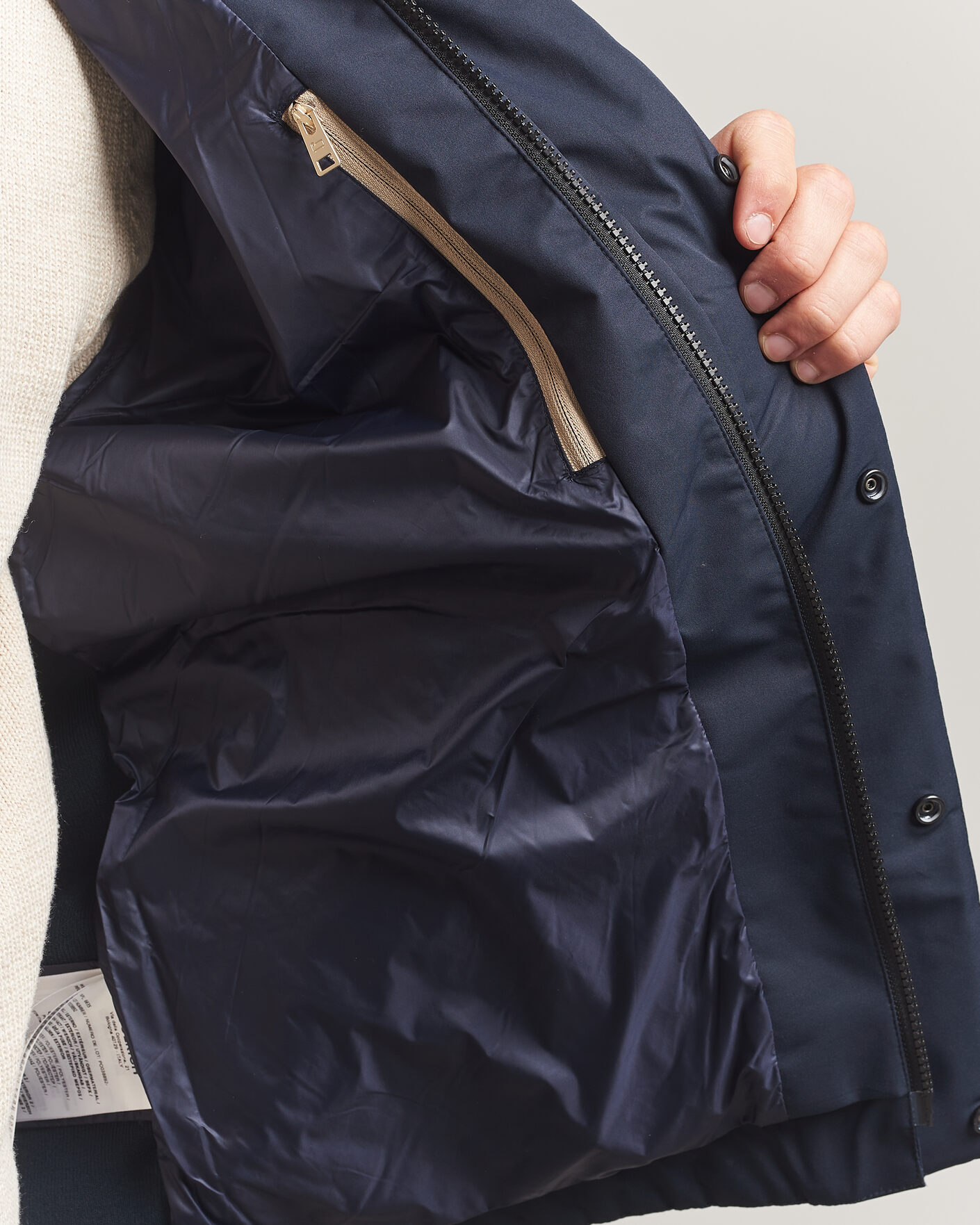 Herren | Jacken | Woolrich | Two Layers Hybrid Jacket Melton Blue