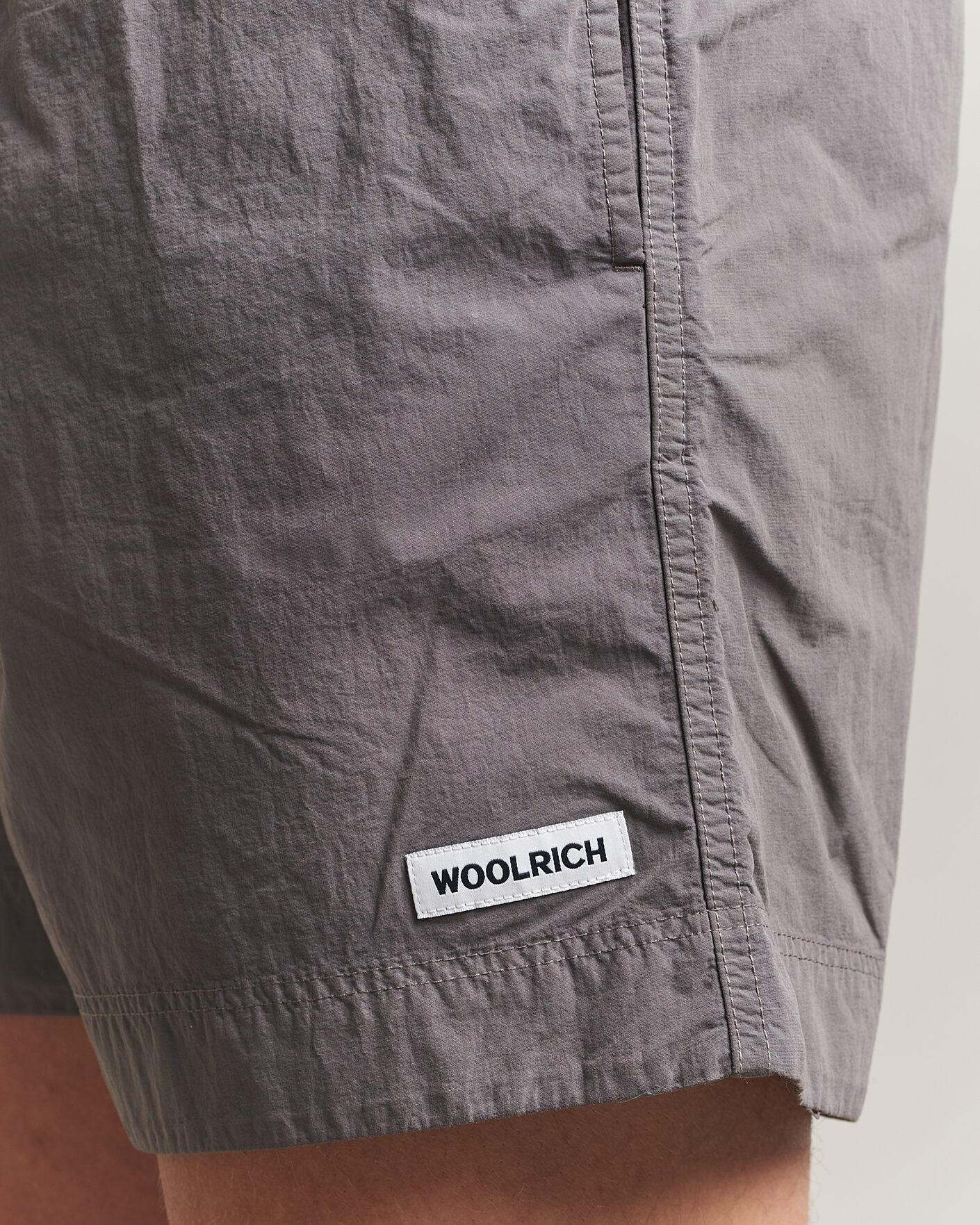 Herren | Badehosen | Woolrich | Solid Garment Dyed Swimshorts Chark