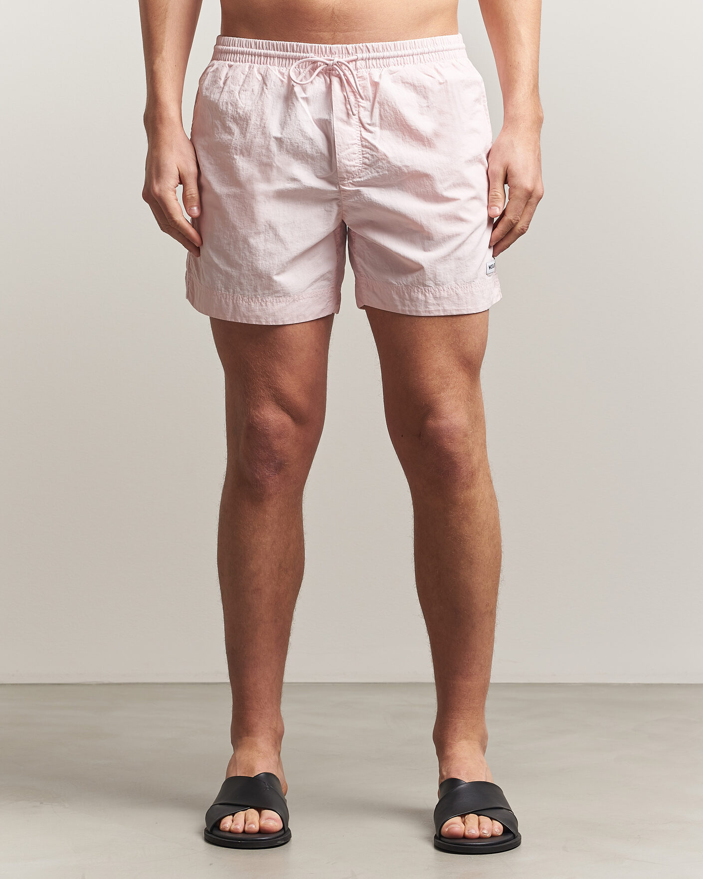Herren | Badehosen | Woolrich | Solid Garment Dyed Swimshorts Pale Lilac