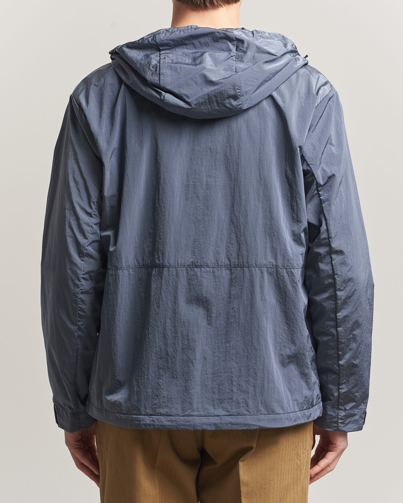 Herren | Jacken | Woolrich | Shiny Nylon Hooded Jacket Grisaille